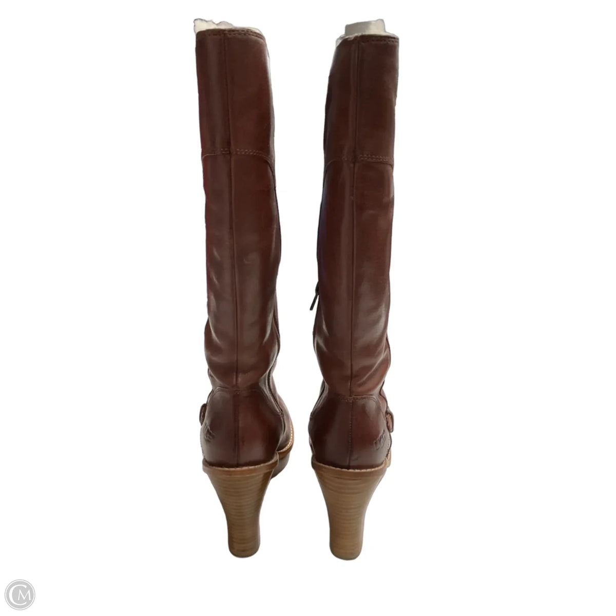 Boots Designer By Ugg In Brown, Size: 8.5