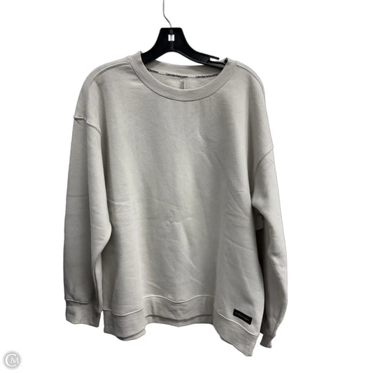 Sweatshirt Crewneck By Calvin Klein Performance In Beige, Size: Xl