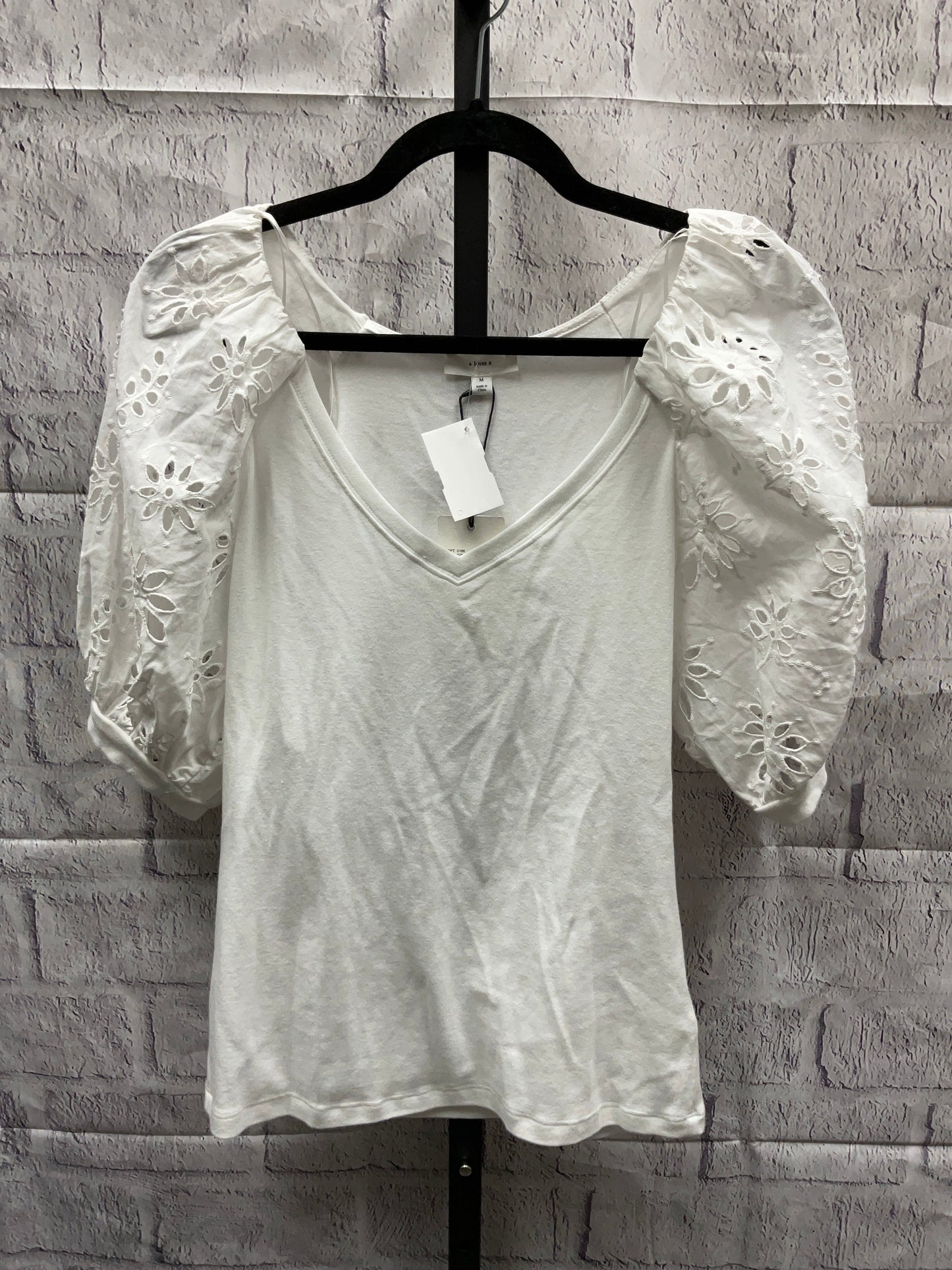 Top Short Sleeve By A Loves A  Size: M