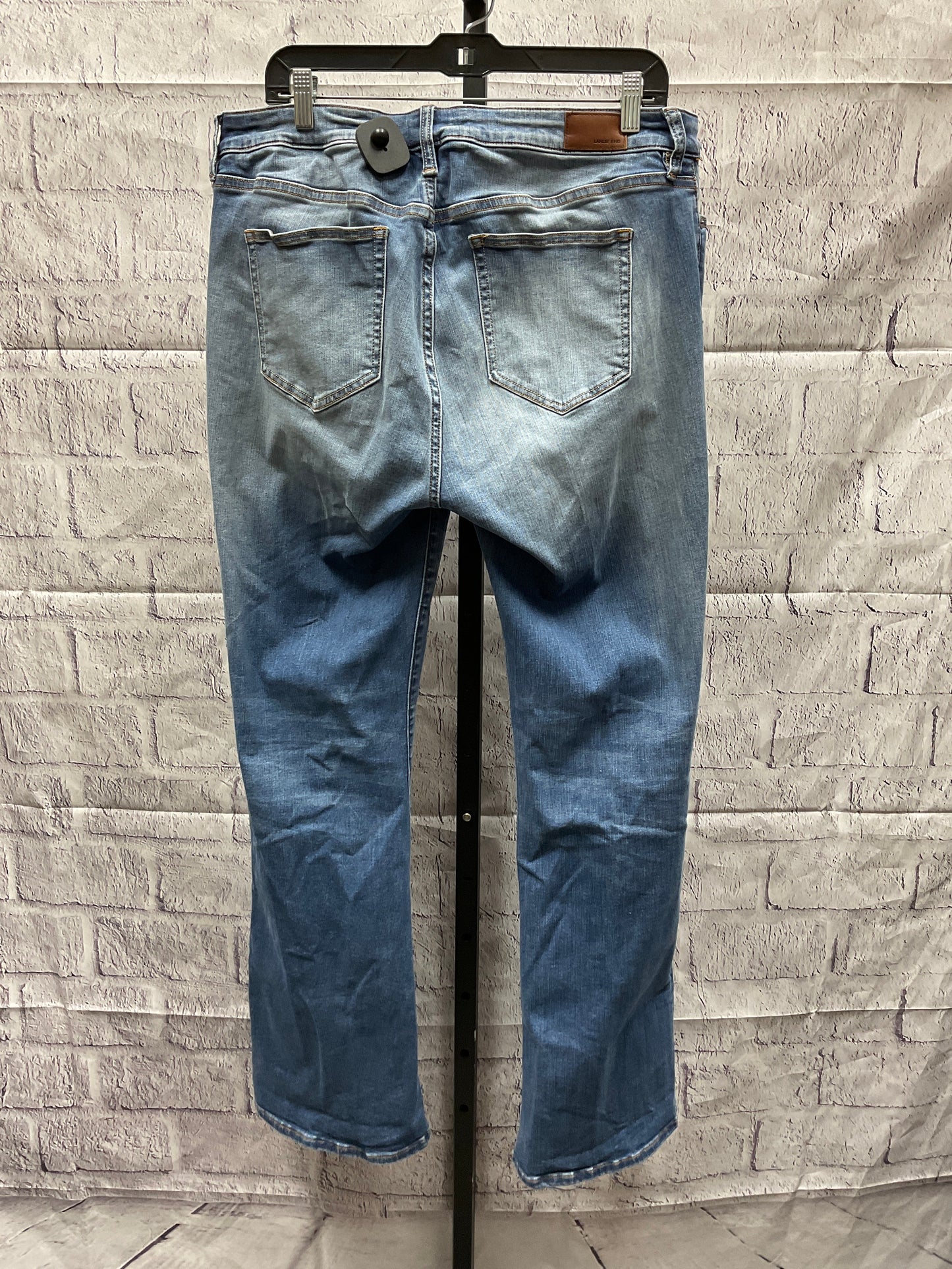 Jeans Straight By Lands End  Size: 16