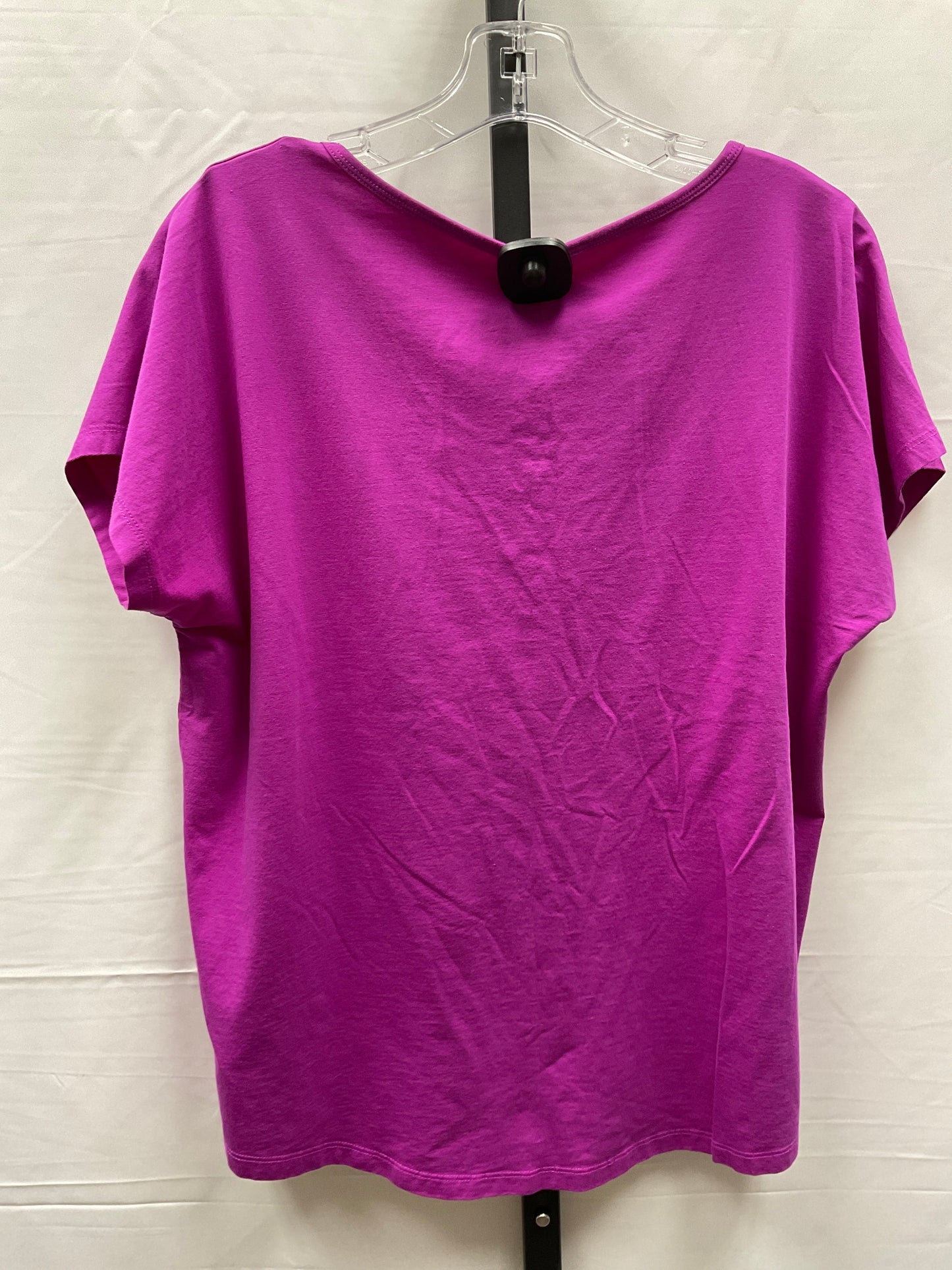 Top Short Sleeve Basic By Lands End  Size: L