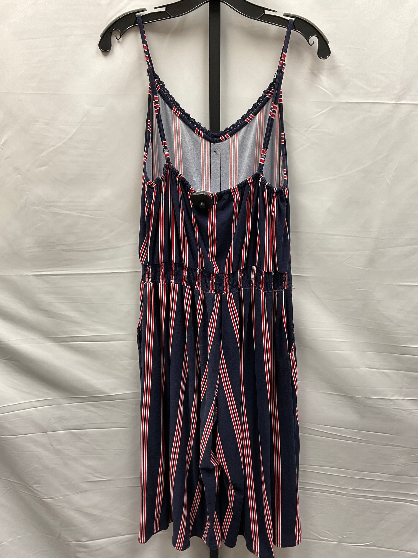 Blue & Red & White Jumpsuit Bobbie Brooks, Size Xl