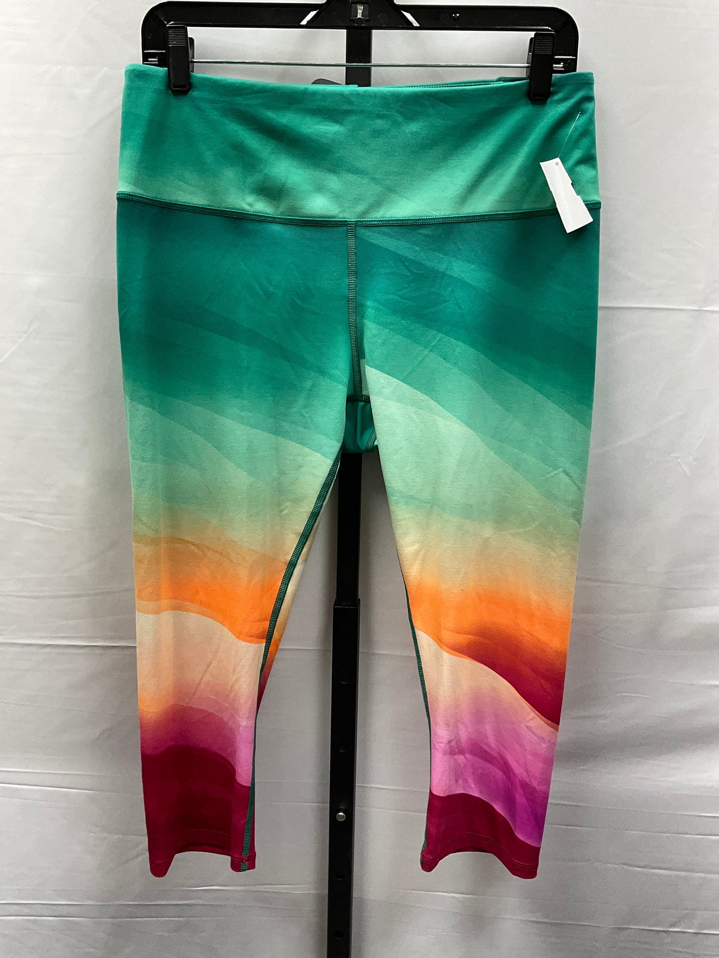 Rainbow Print Athletic Capris Dsg Outerwear, Size L