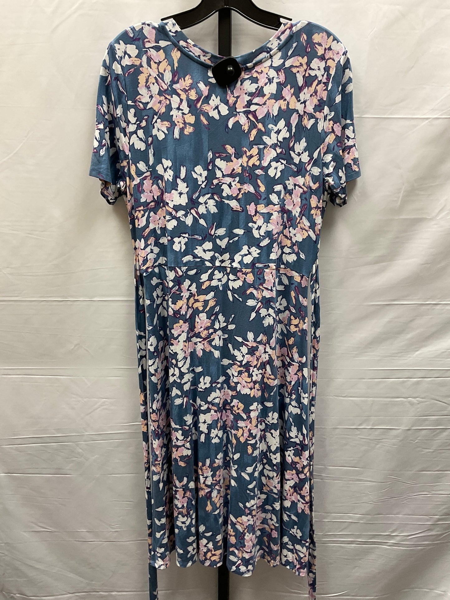 Floral Print Dress Casual Midi Matty M, Size M