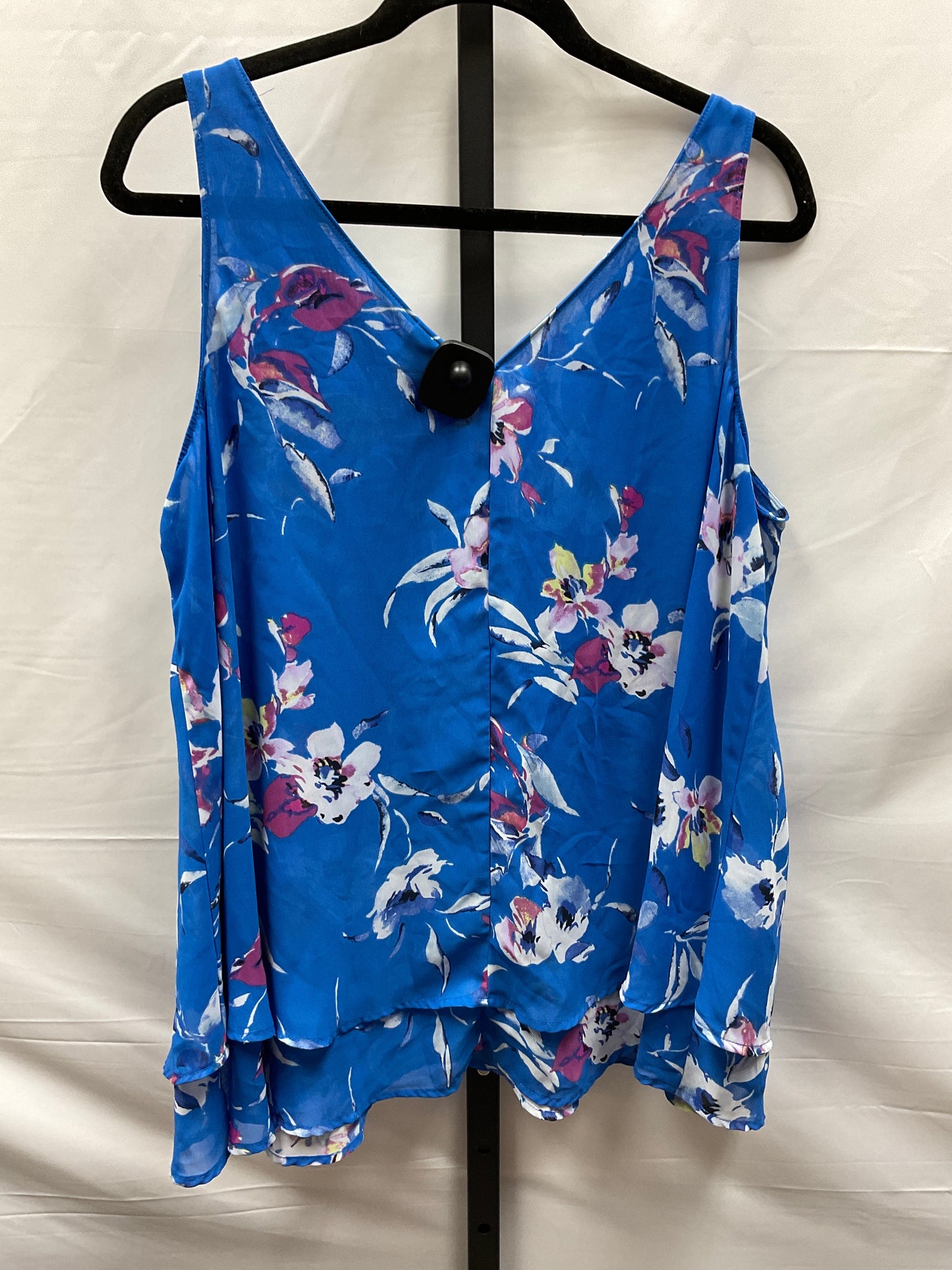 Floral Print Top Sleeveless Lane Bryant, Size Xl