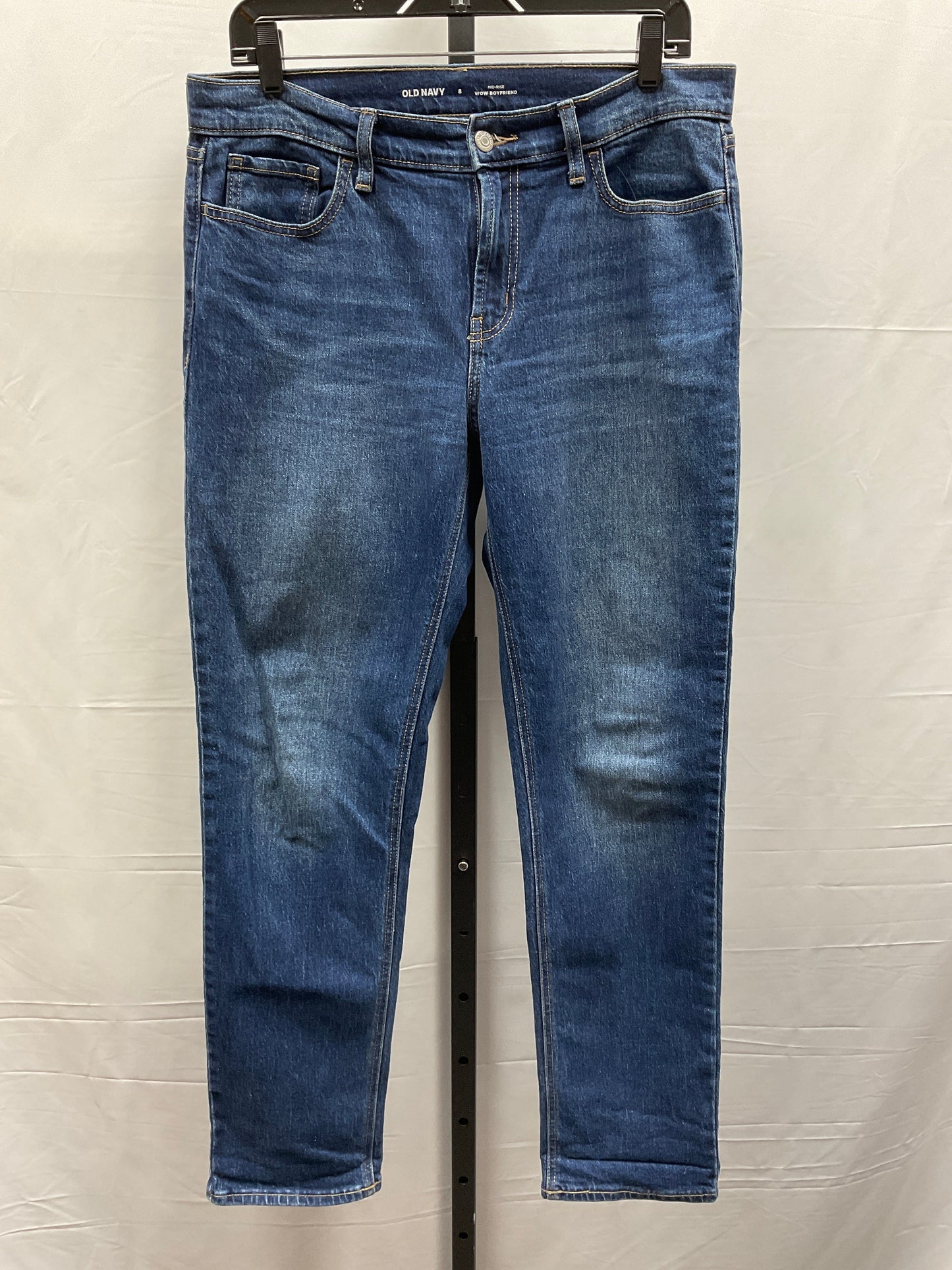 Jeans Boyfriend By Old Navy In Blue, Size: 8