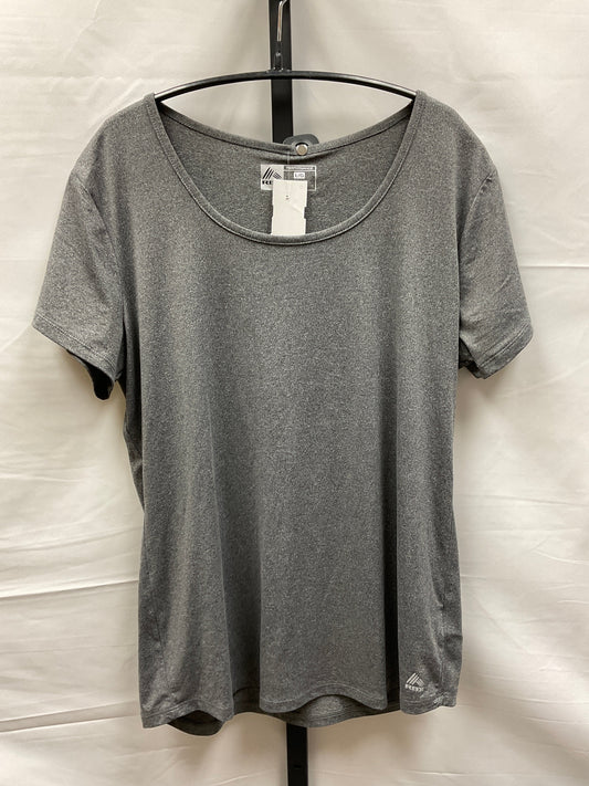 Grey Athletic Top Short Sleeve Rbx, Size L