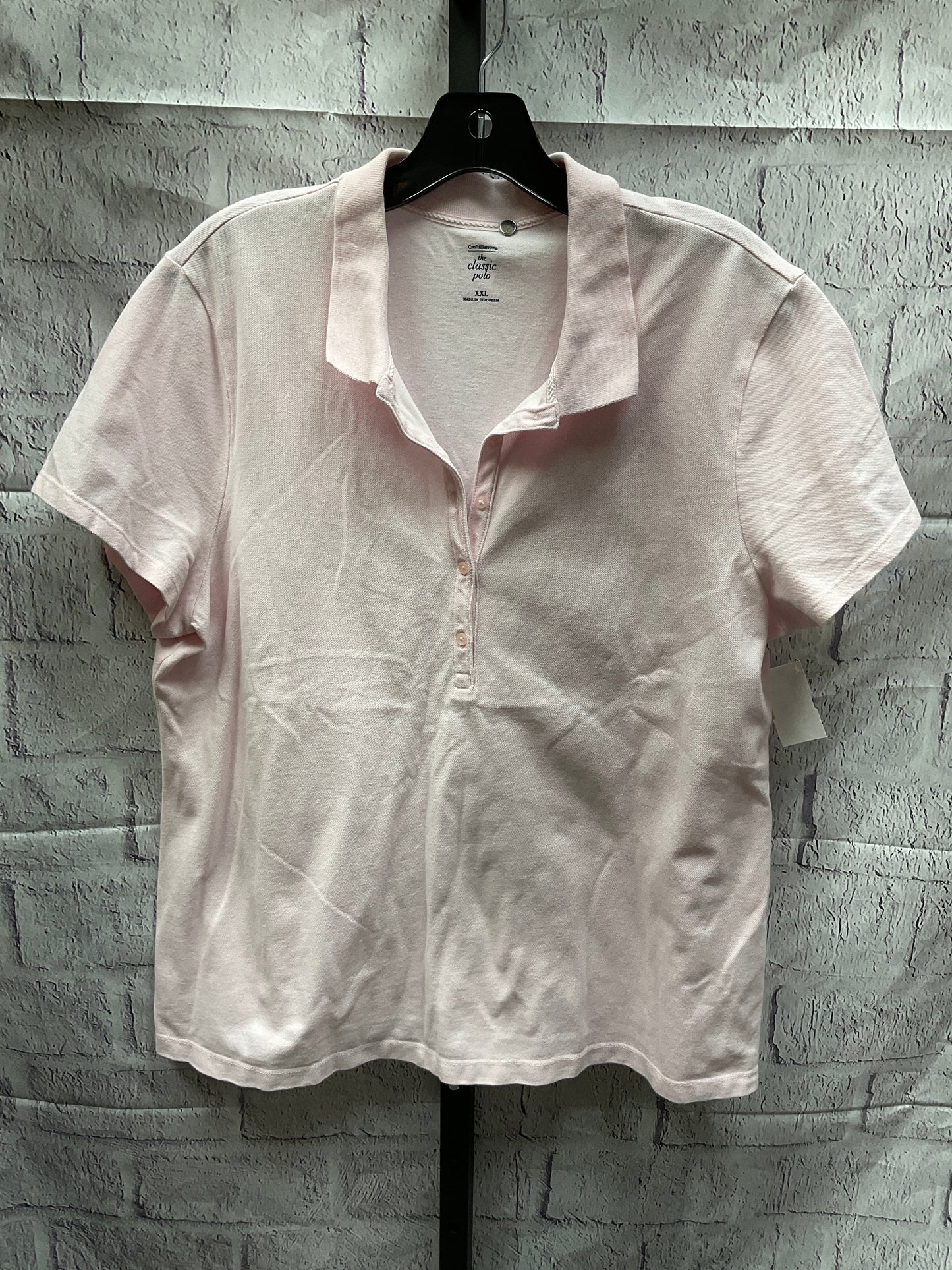 Top Short Sleeve By Croft And Barrow  Size: Xxl