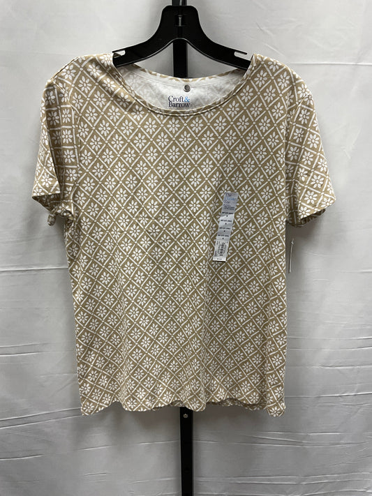 Top Short Sleeve By Croft And Barrow  Size: M