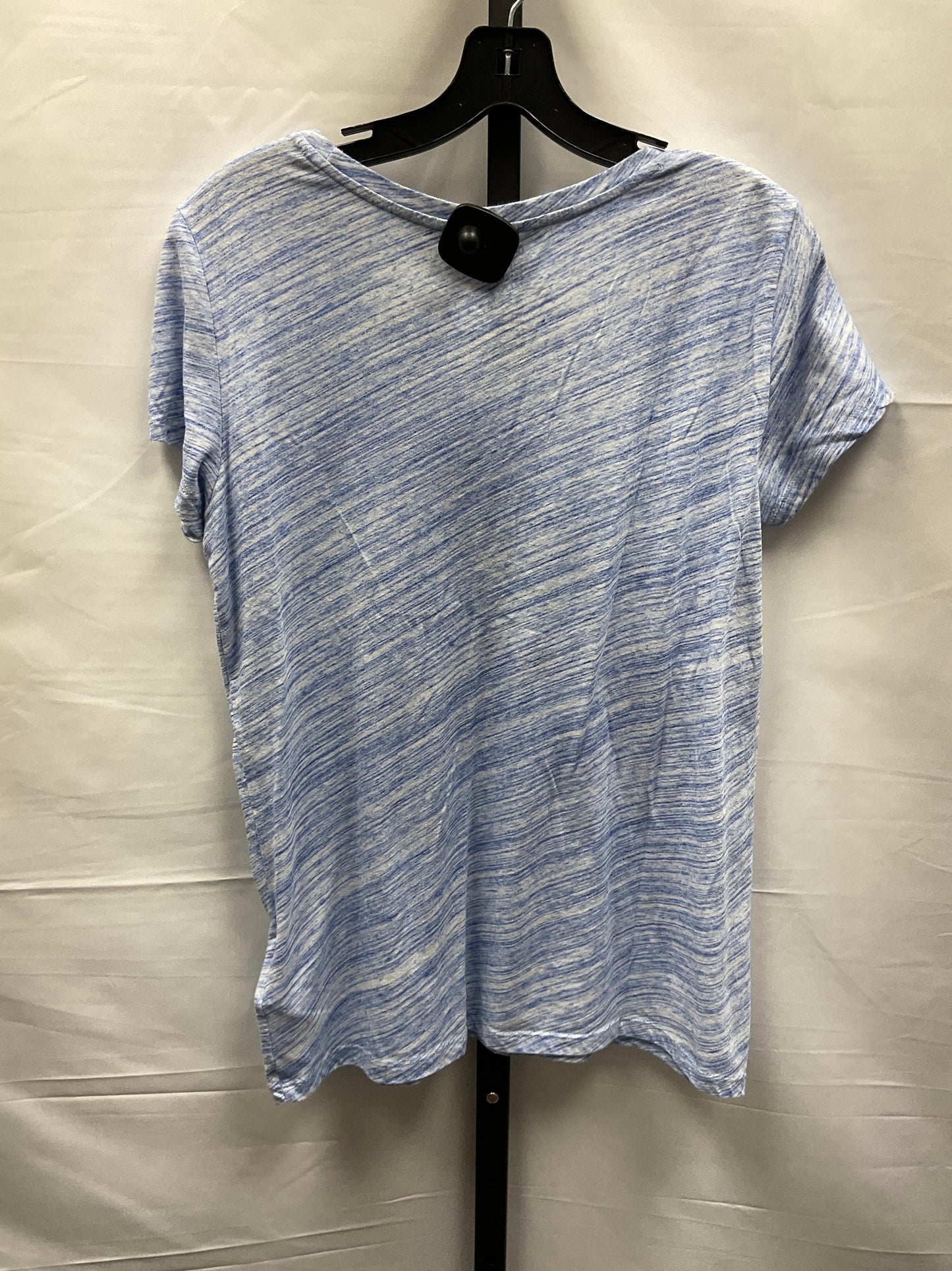 Blue Top Short Sleeve Basic Gap, Size M