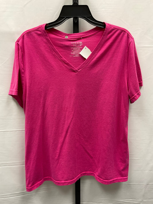 Top Short Sleeve Basic By Time And Tru  Size: Xxl