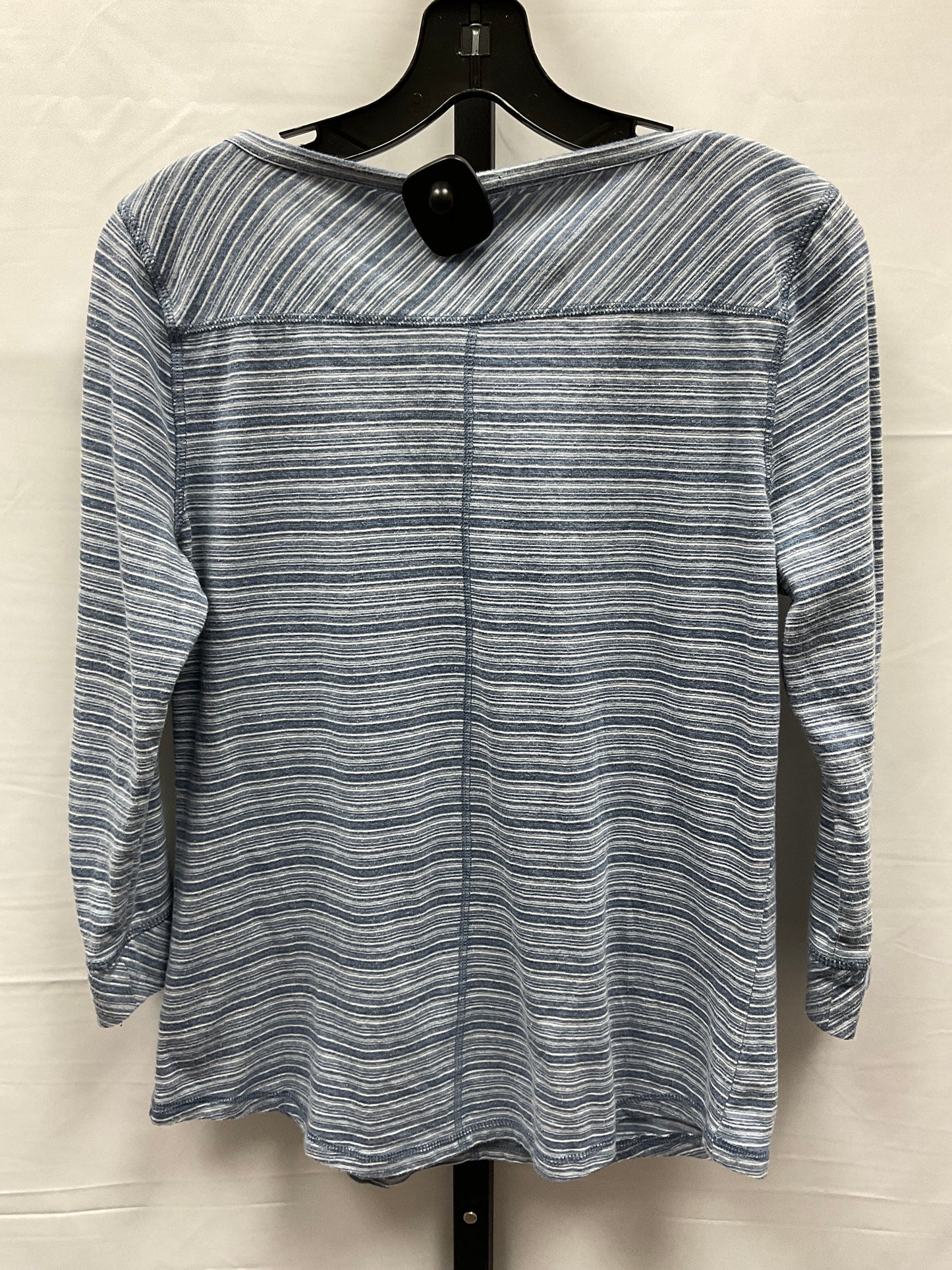 Blue & White Top Long Sleeve Talbots, Size Petite  M