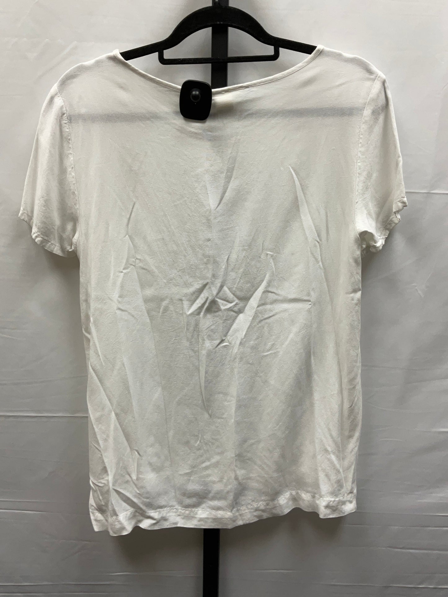 White Top Short Sleeve H&m, Size M