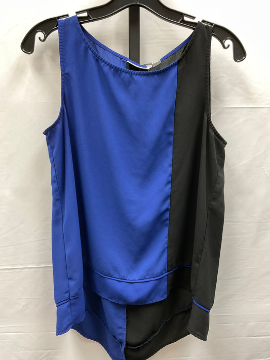 Black & Blue Top Sleeveless New York And Co, Size M
