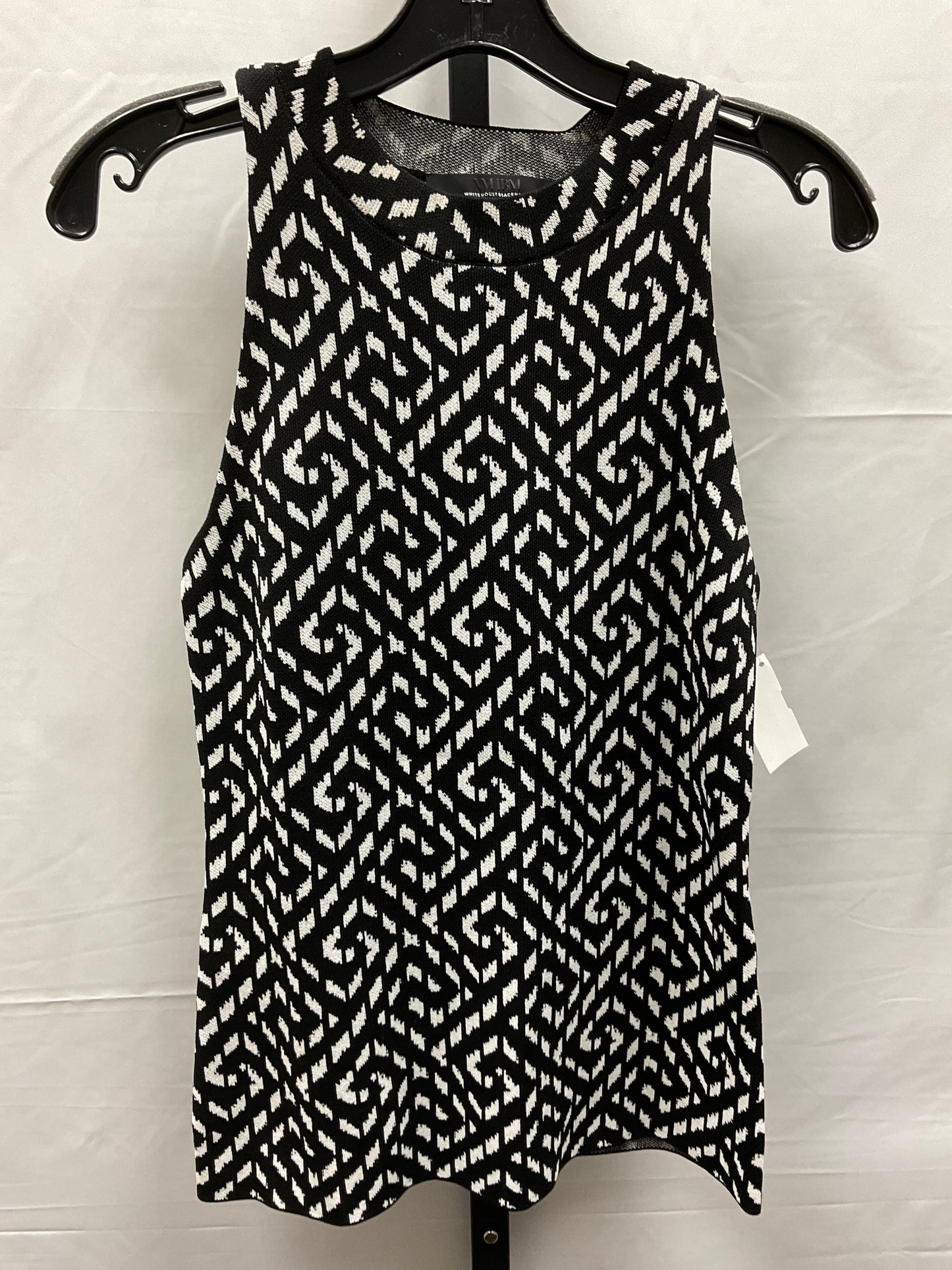 Black & White Top Sleeveless White House Black Market, Size S