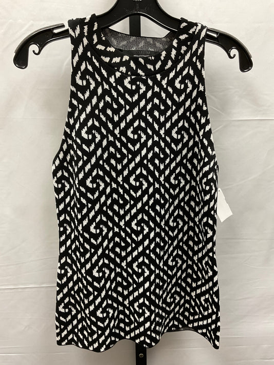 Black & White Top Sleeveless White House Black Market, Size S