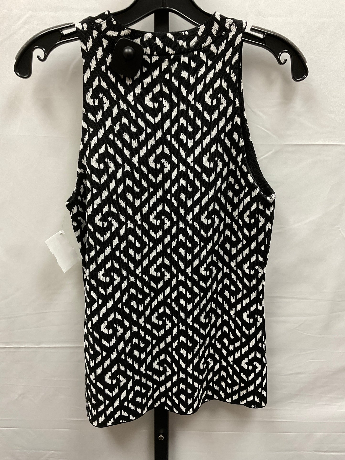 Black & White Top Sleeveless White House Black Market, Size S