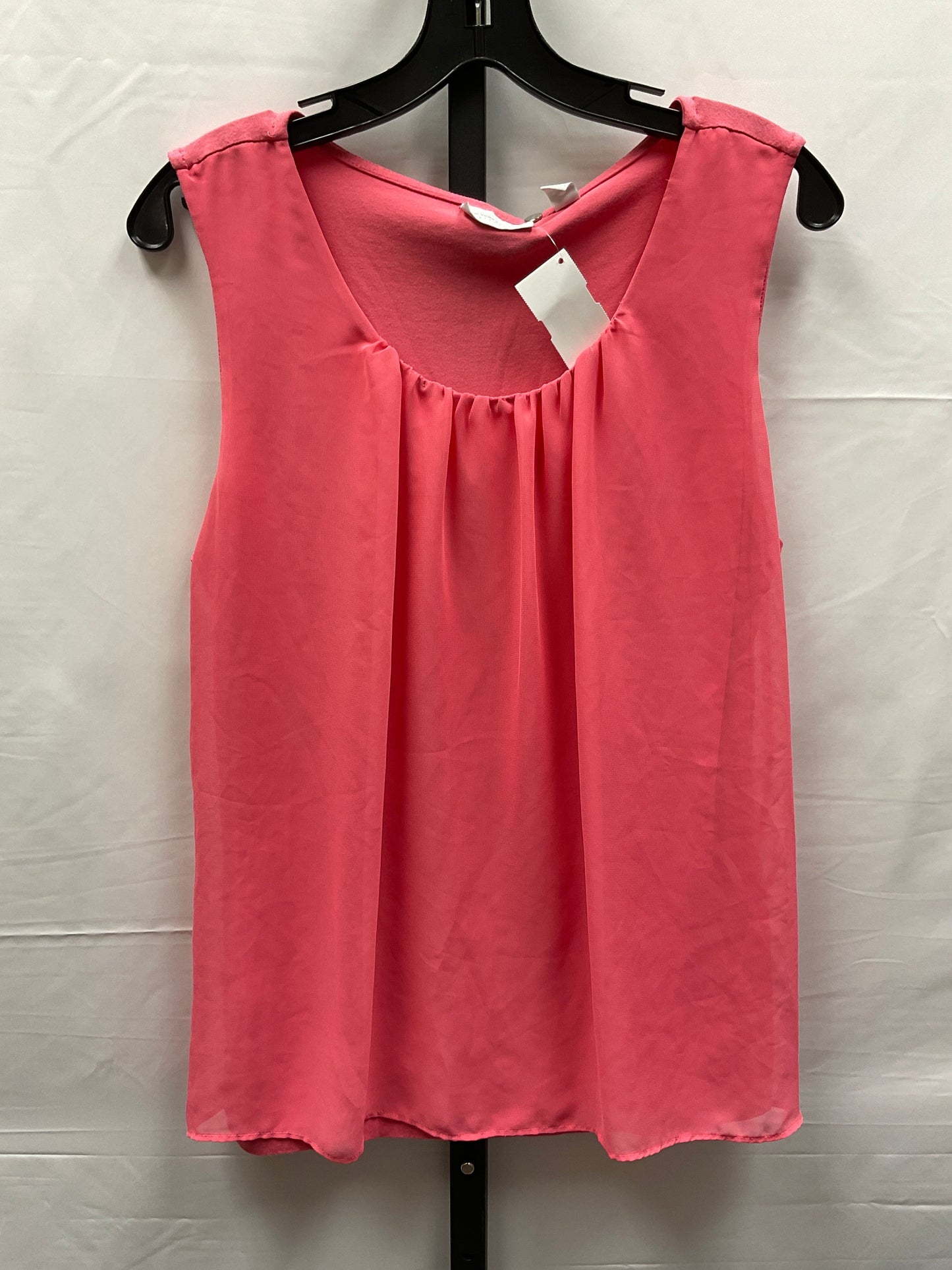 Pink Top Sleeveless New York And Co, Size M