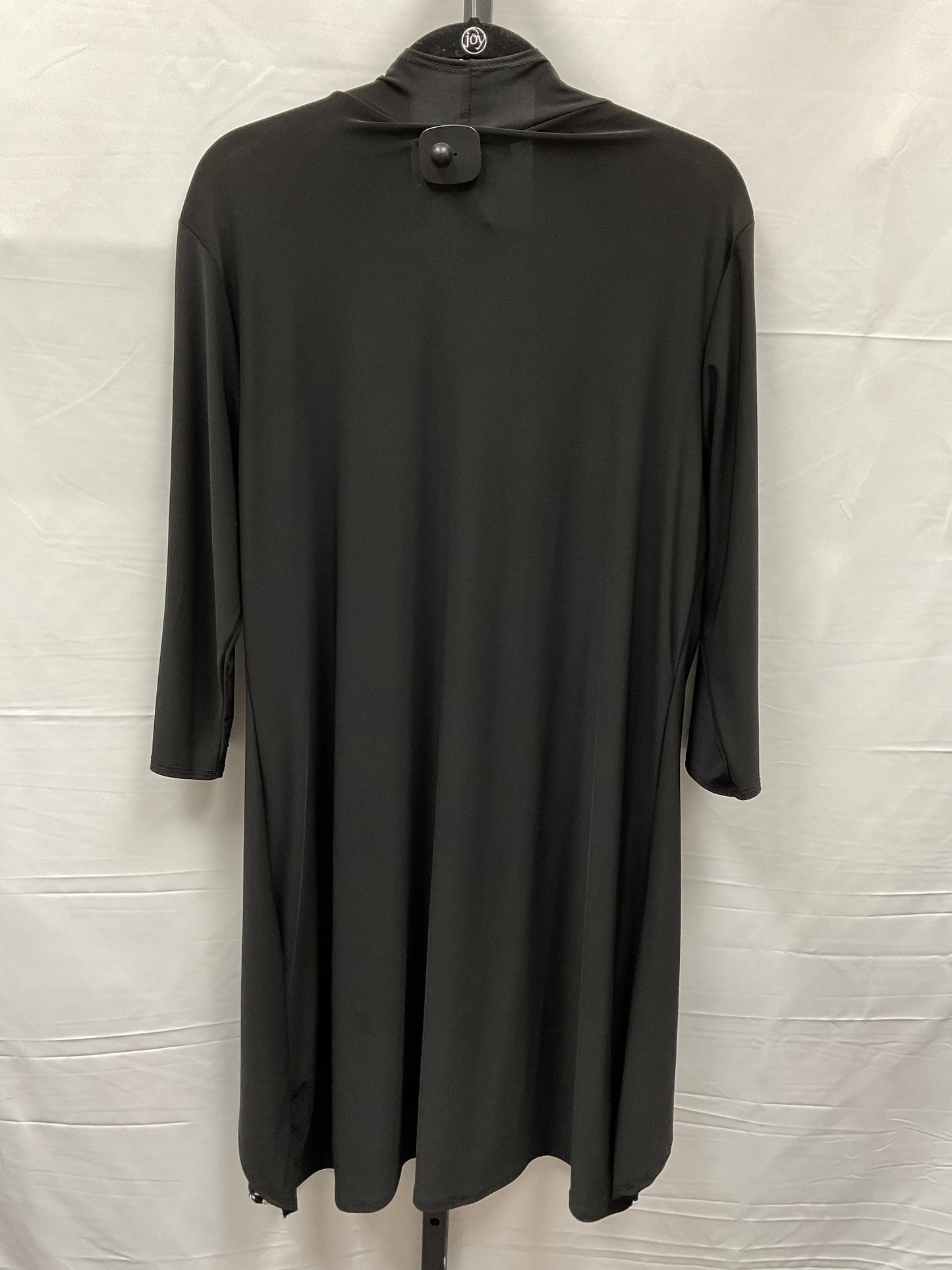 Black & Grey Dress Casual Midi Clothes Mentor, Size 2x
