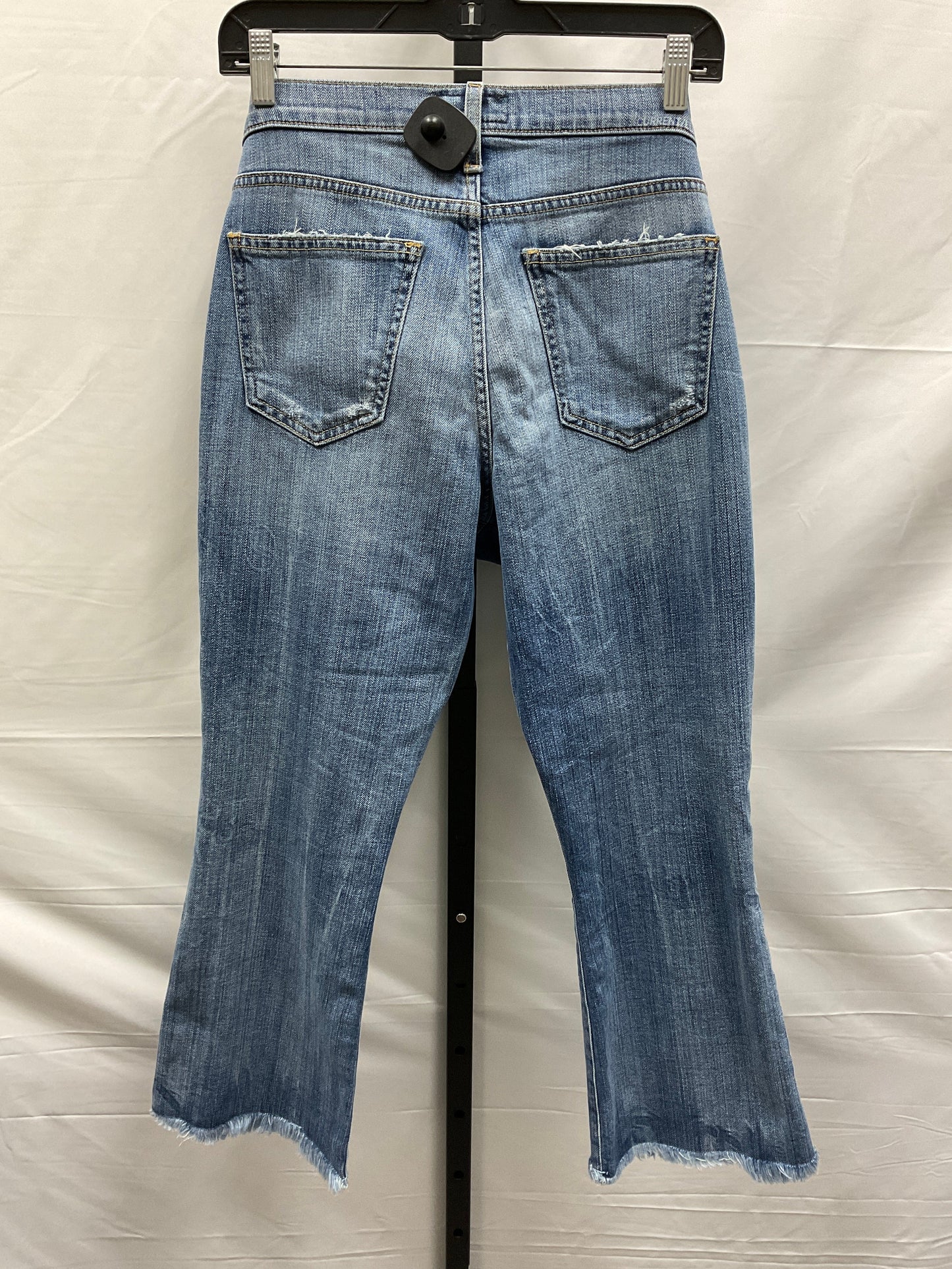 Blue Denim Jeans Cropped Current/elliott, Size 8