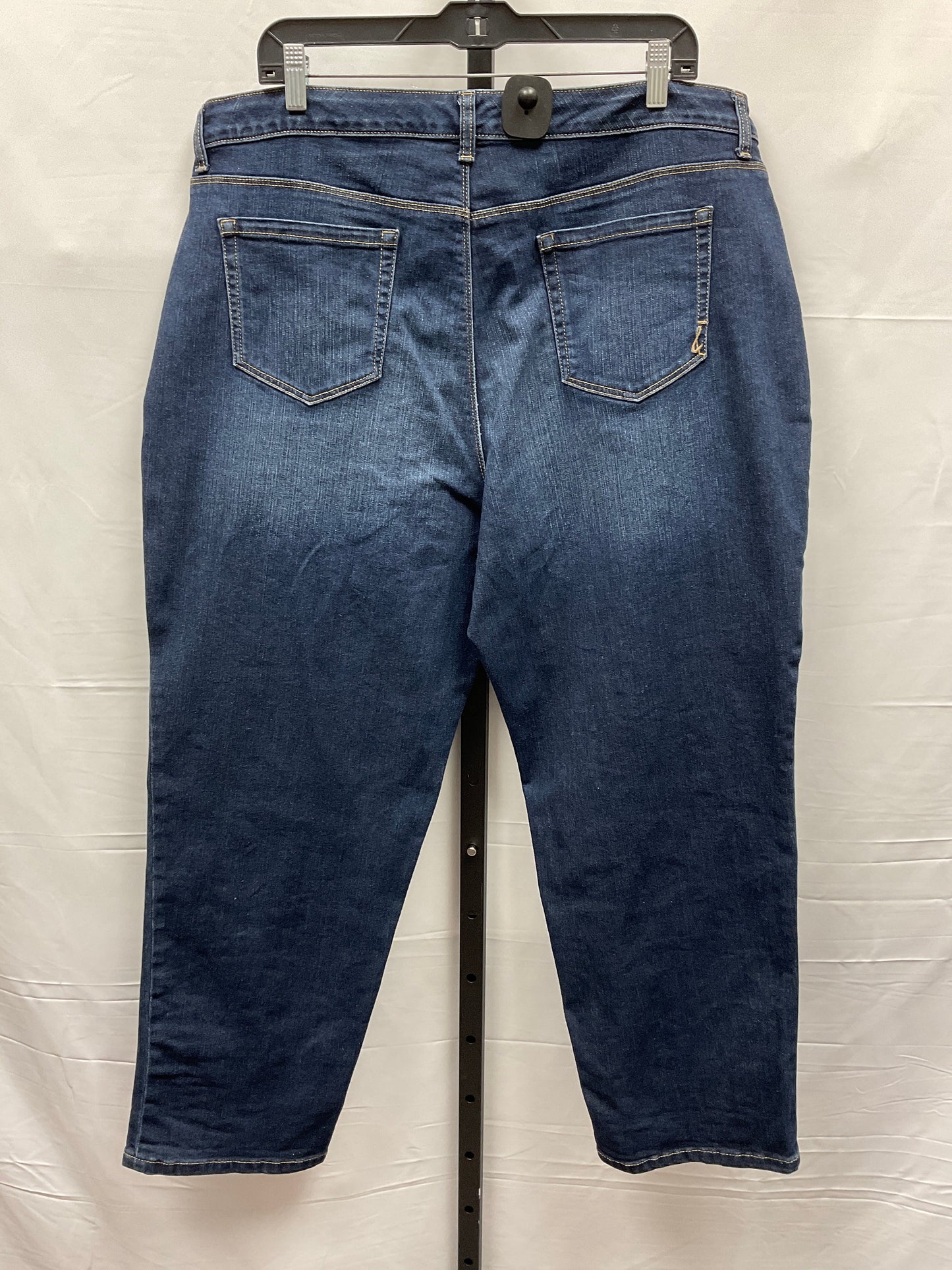 Blue Denim Jeans Boyfriend Style And Company, Size 18