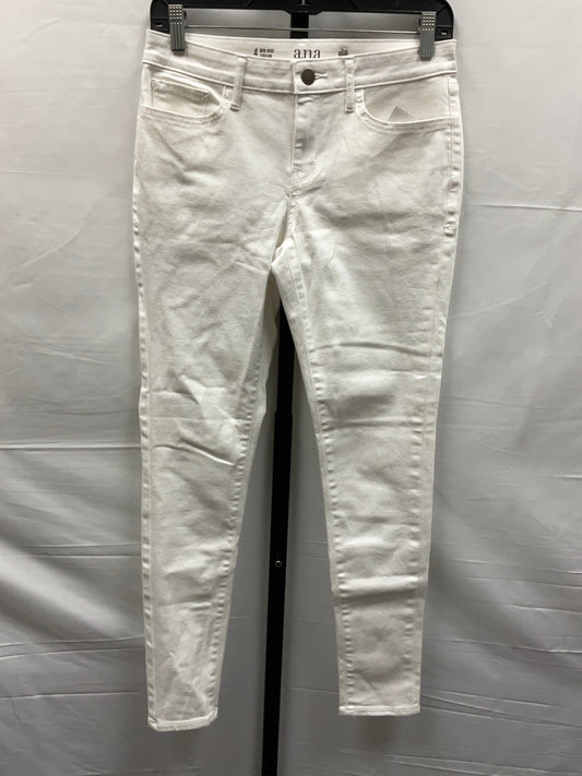 White Jeans Jeggings Ana, Size 4