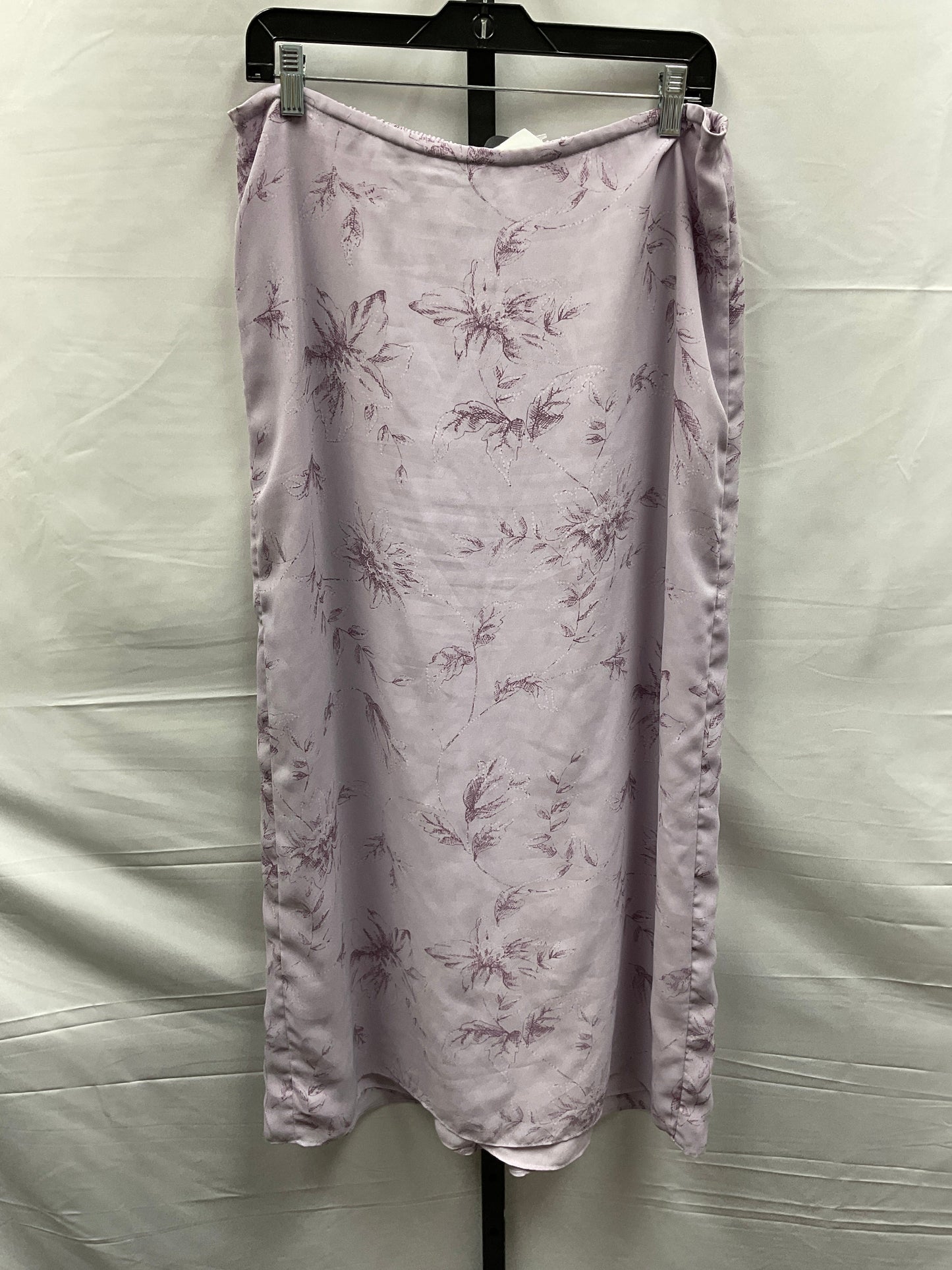 Purple Skirt Maxi Lane Bryant, Size Xl