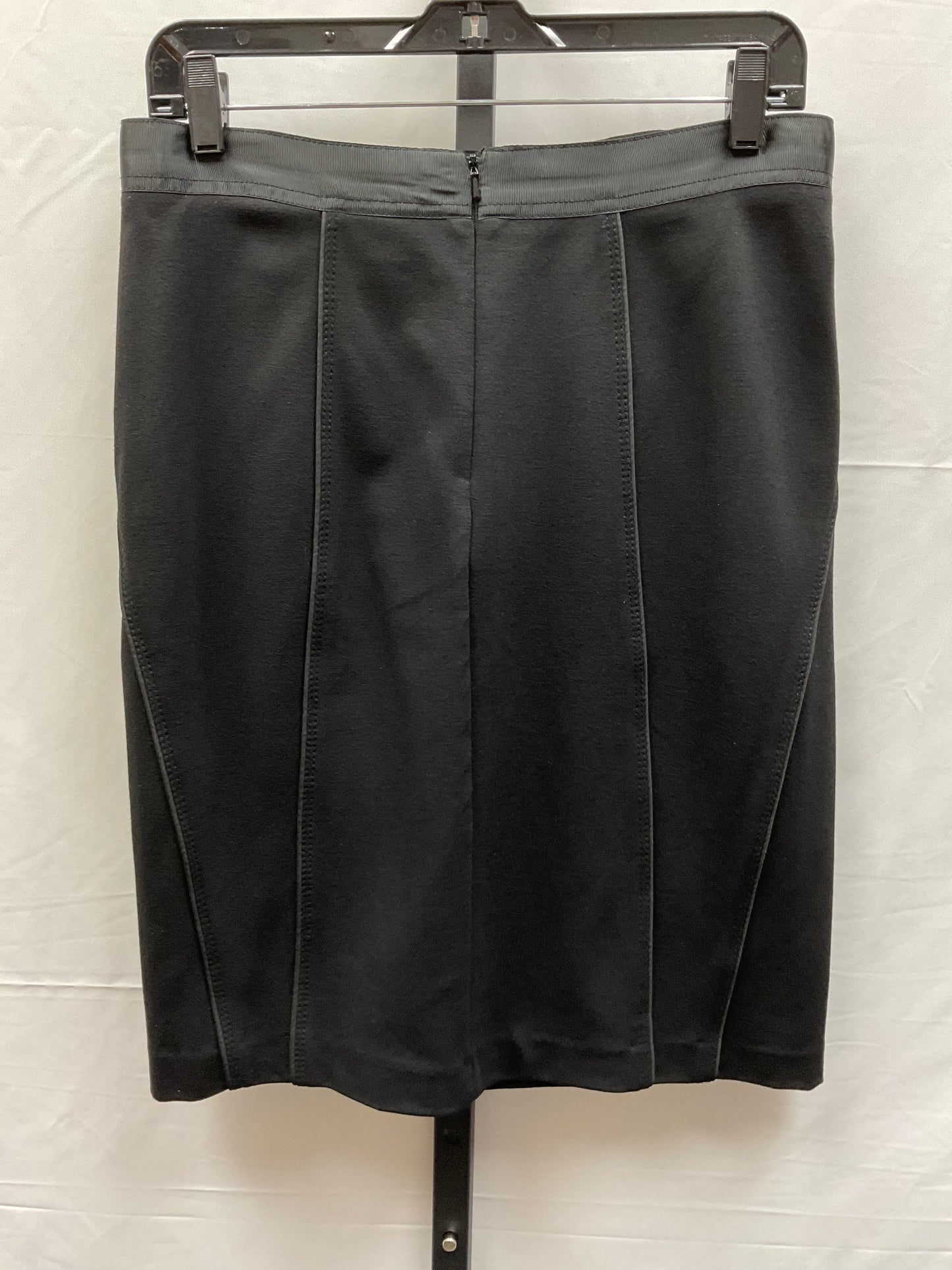 Black Skirt Midi Kenar, Size 8