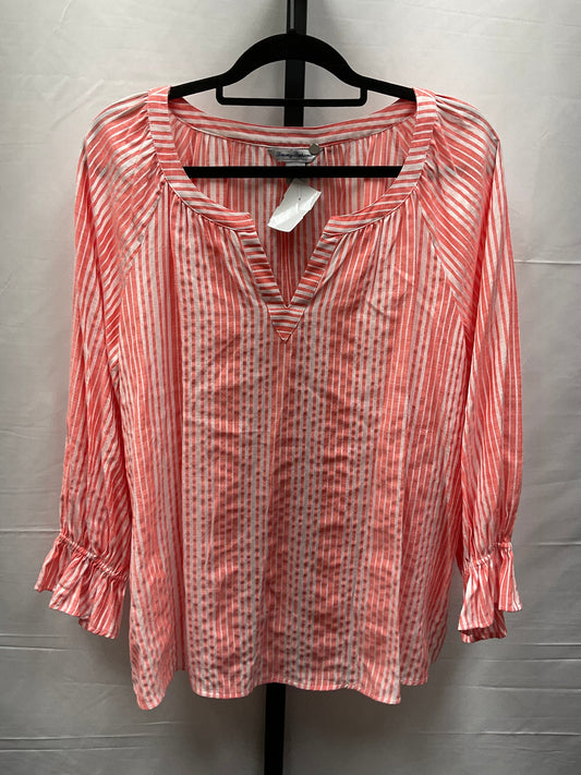 Striped Pattern Top Long Sleeve Tommy Bahama, Size L