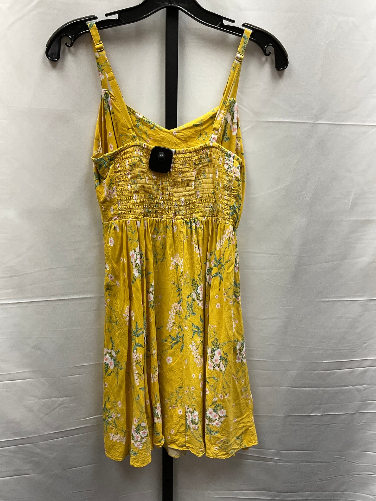 Yellow Dress Casual Short Old Navy, Size S