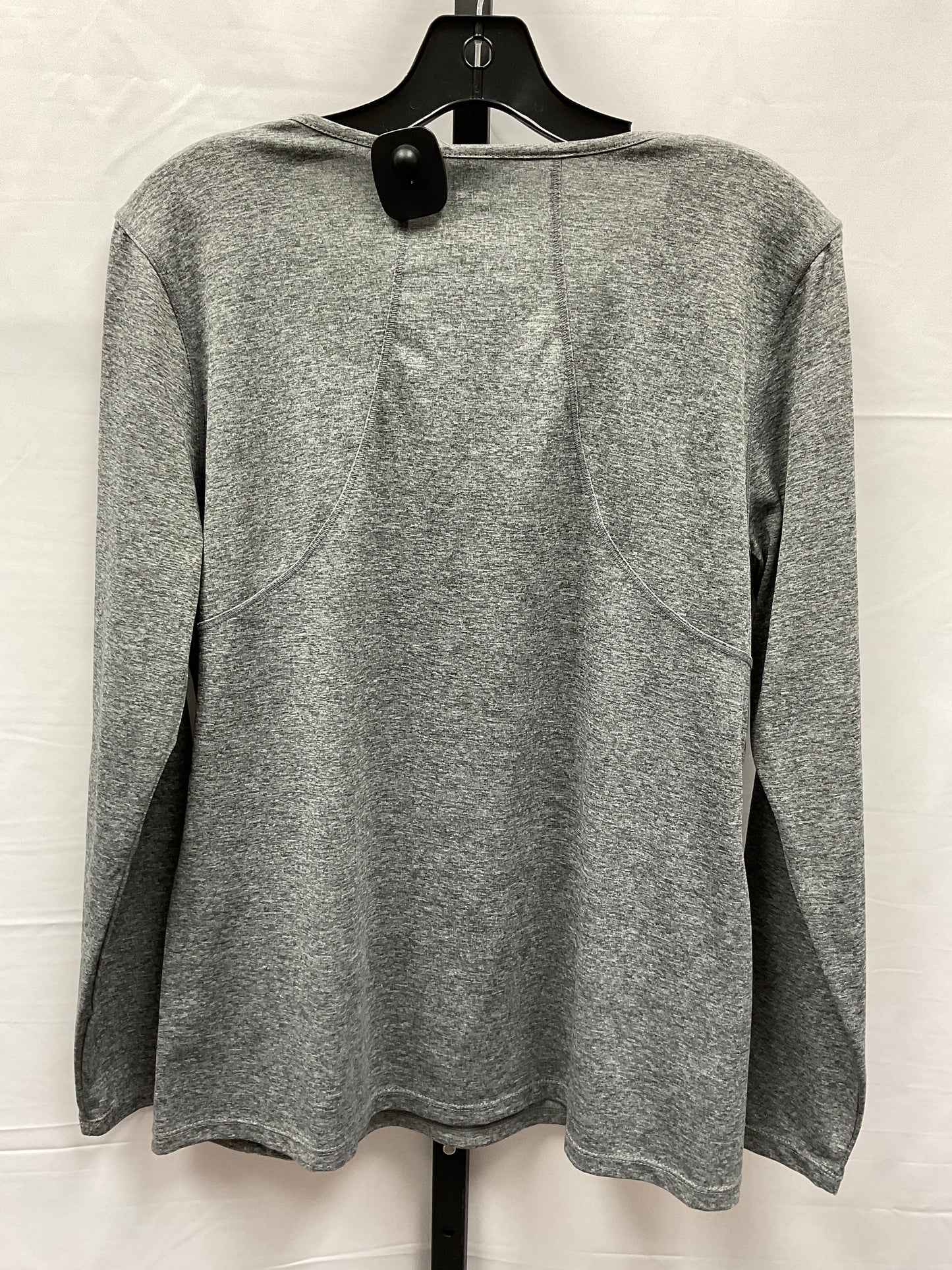 Grey Athletic Top Long Sleeve Crewneck Rbx, Size Xl