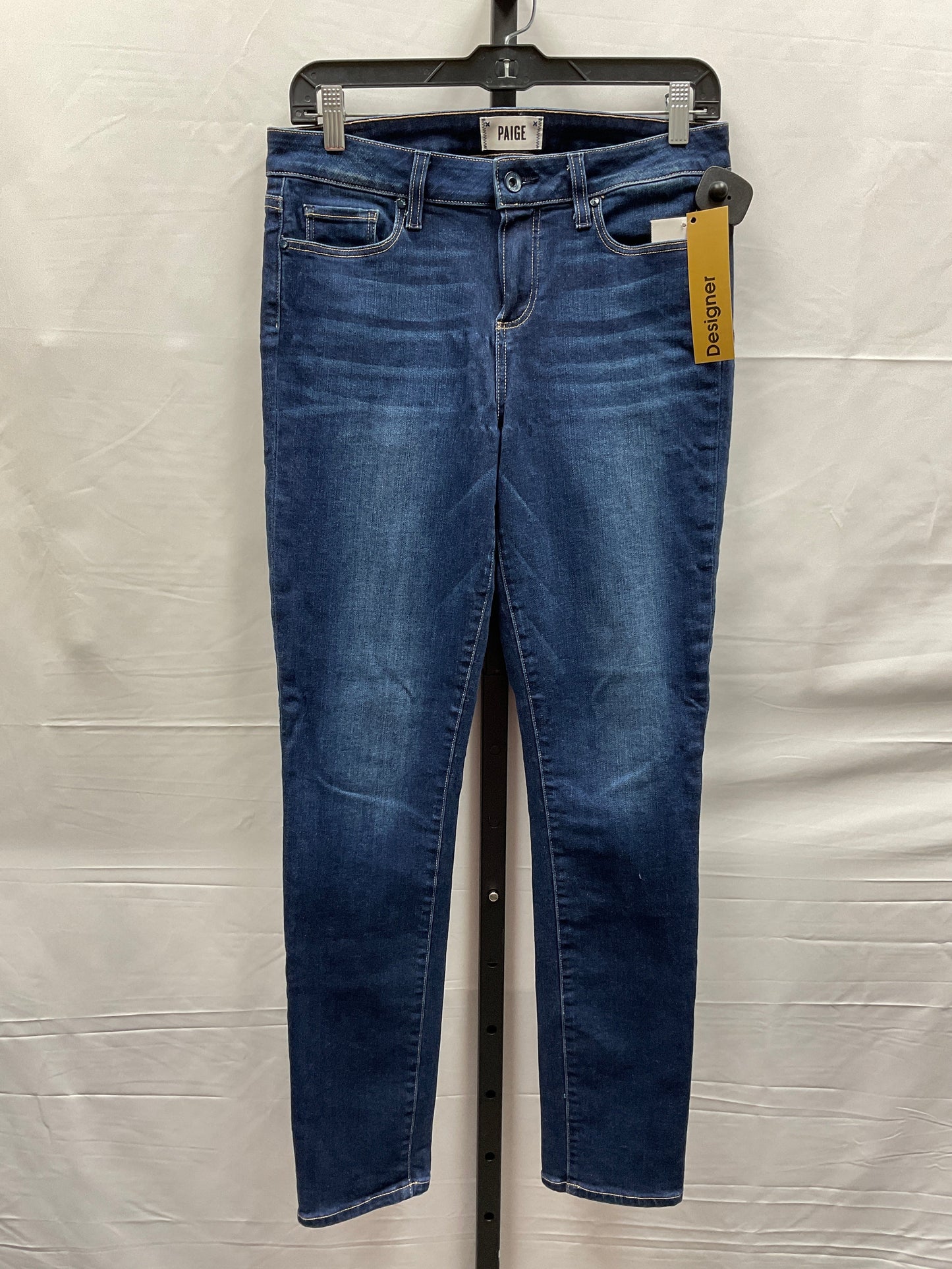 Blue Denim Jeans Designer Paige, Size 8