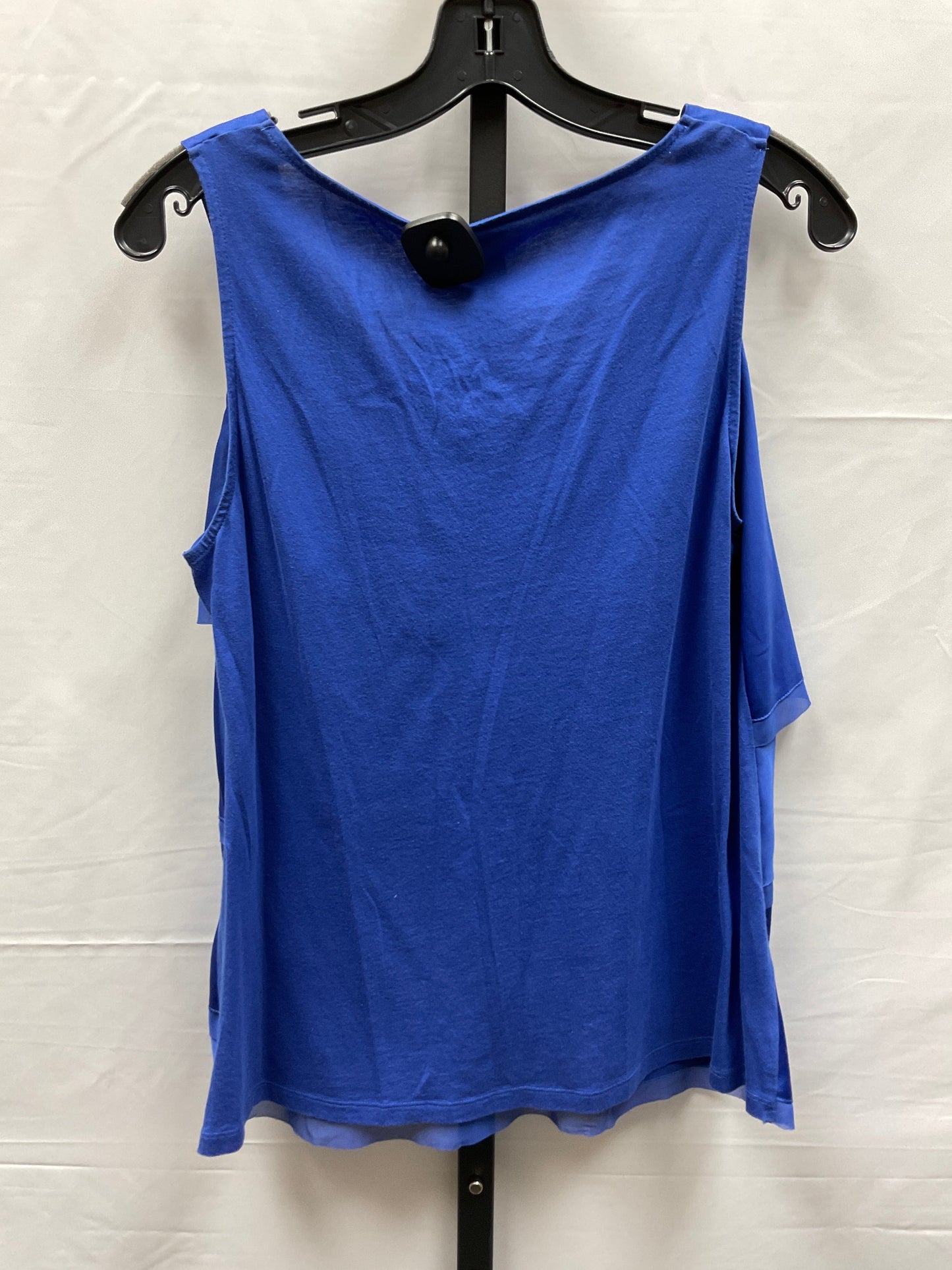 Blue Top Sleeveless Ann Taylor, Size Petite L