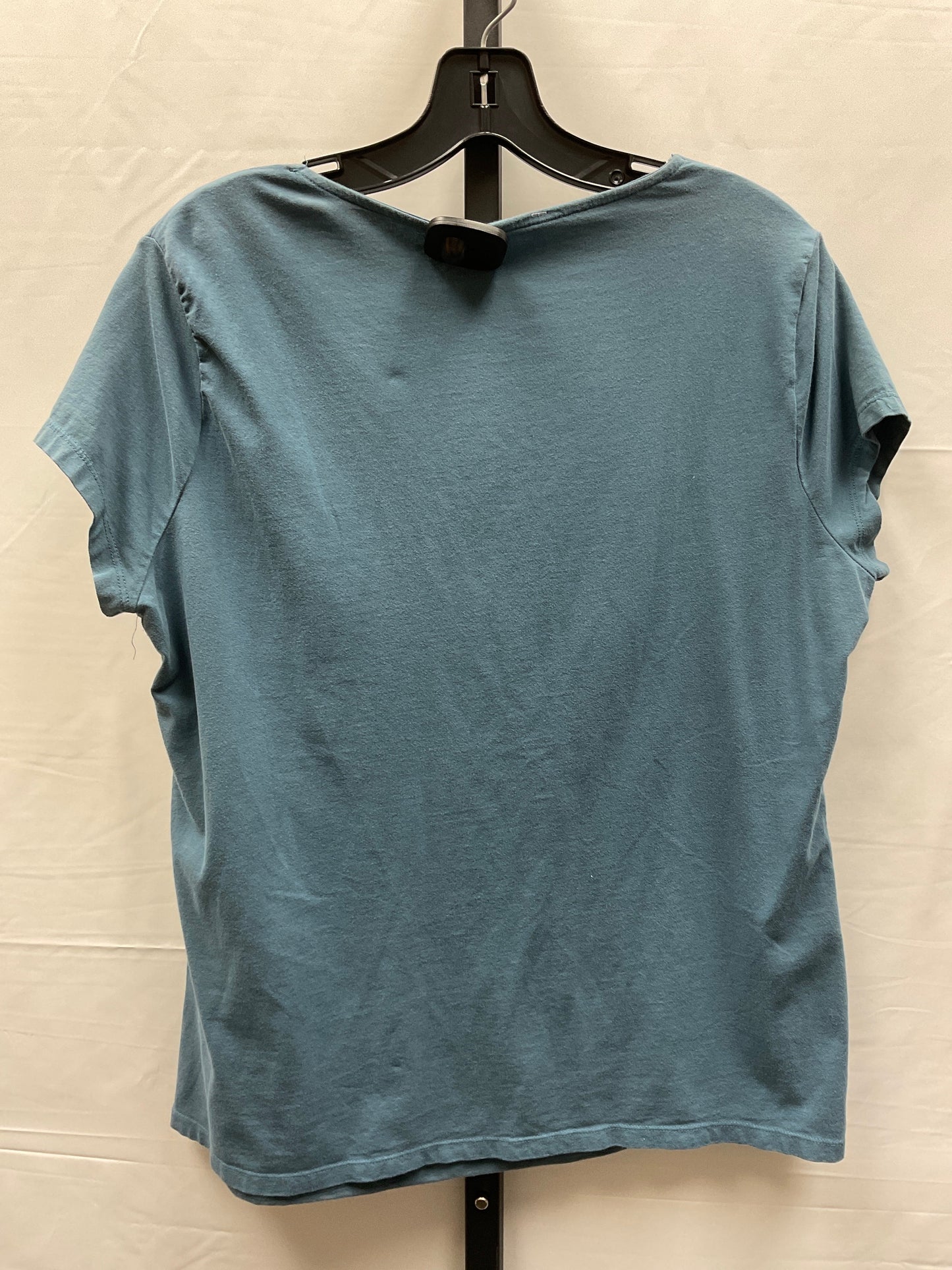 Blue Top Short Sleeve Basic Merona, Size Xxl