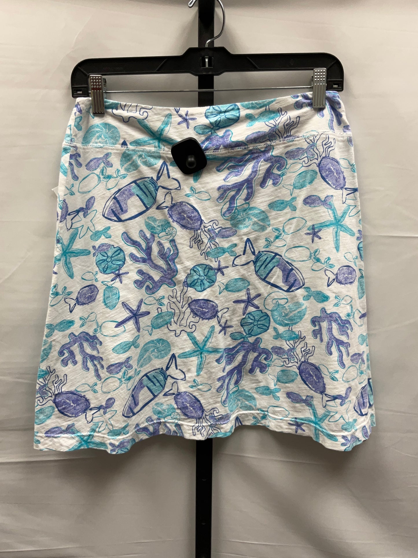 Blue & White Skirt Mini & Short Fresh Produce, Size Xs