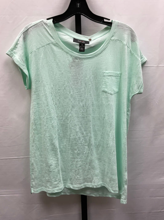 Blue Top Short Sleeve Basic Style And Company, Size Petite  M
