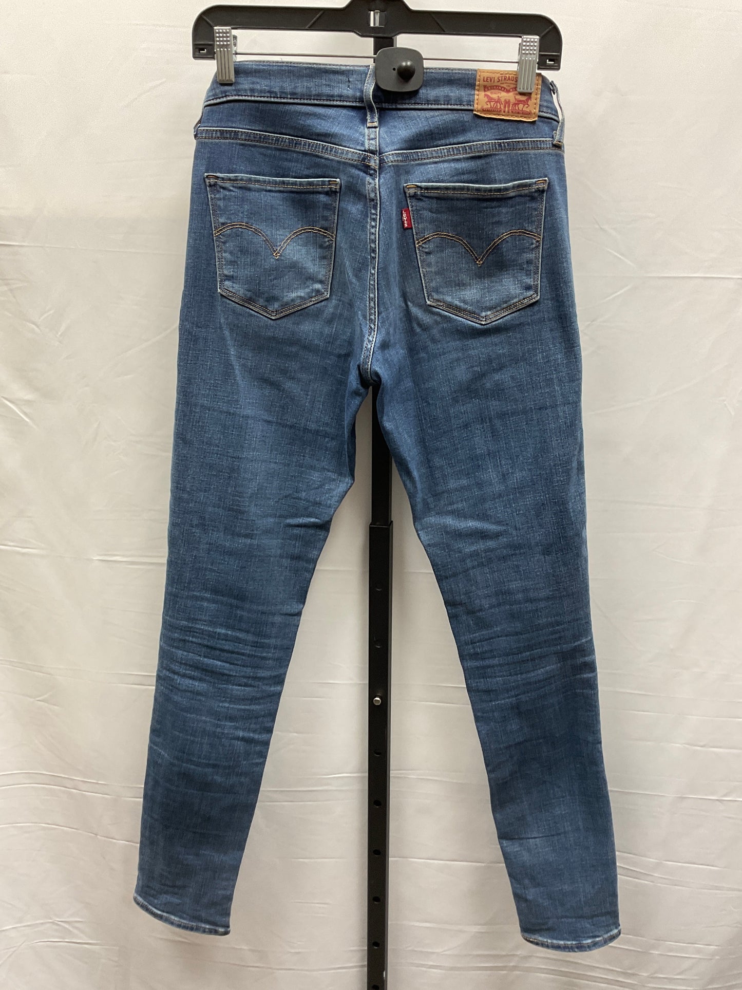 Jeans Skinny By Levis In Blue Denim, Size: 2