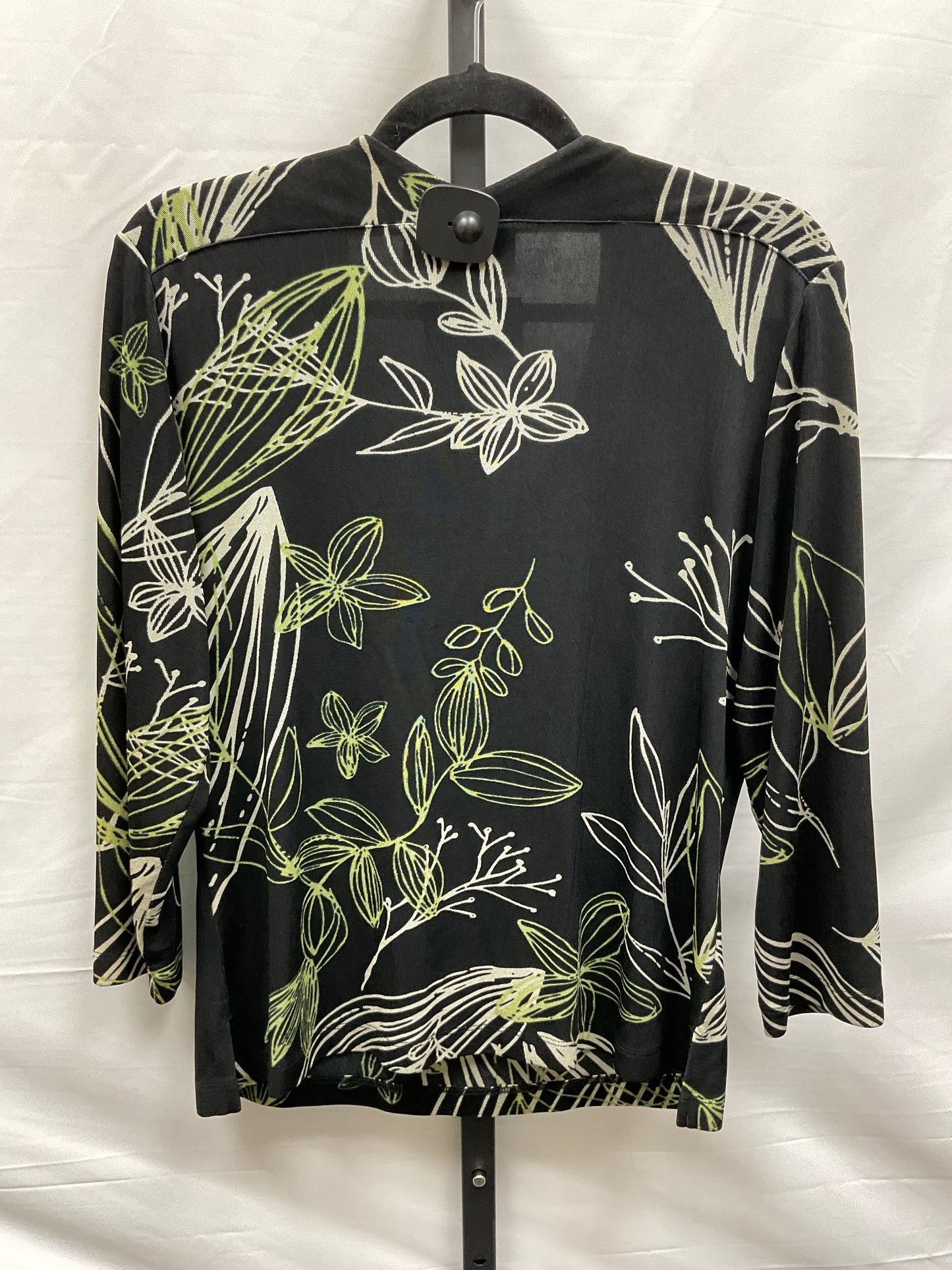 Black Top Long Sleeve Chicos, Size M