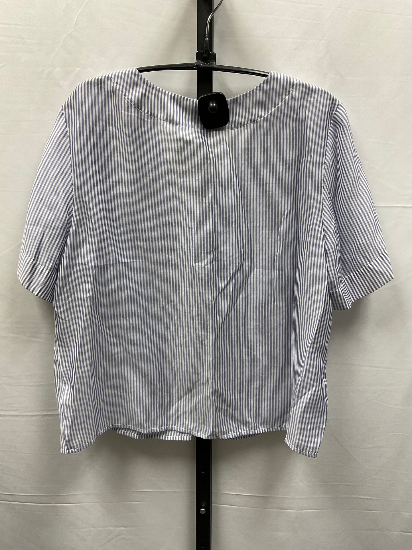 Striped Pattern Top Short Sleeve A New Day, Size M