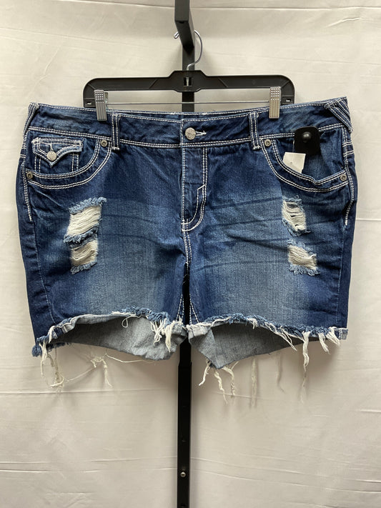 Blue Denim Shorts Reign, Size 22