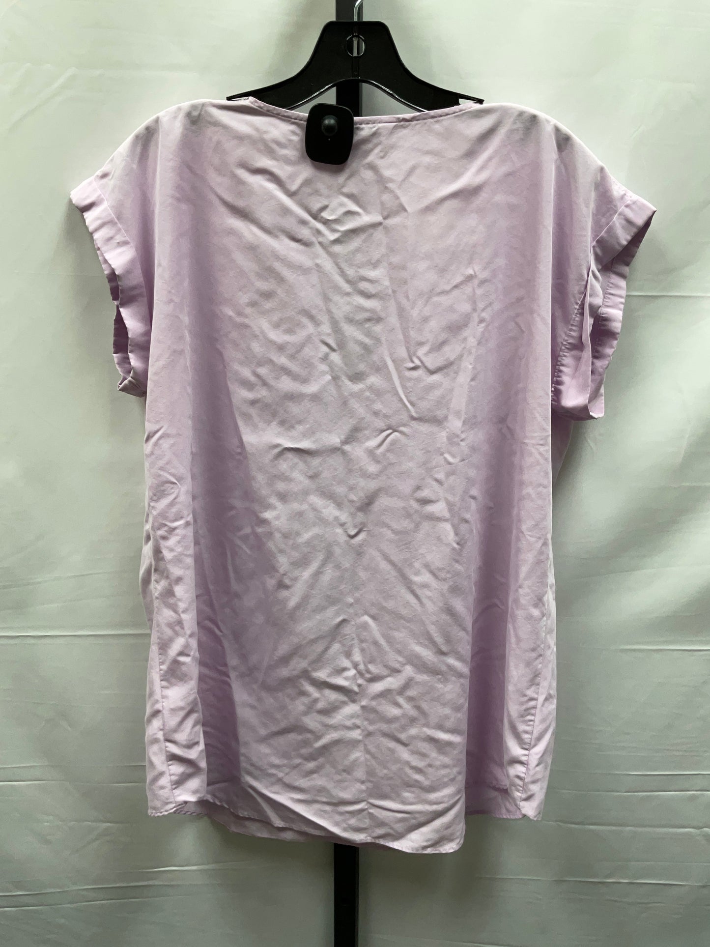 Purple Top Short Sleeve Express, Size L