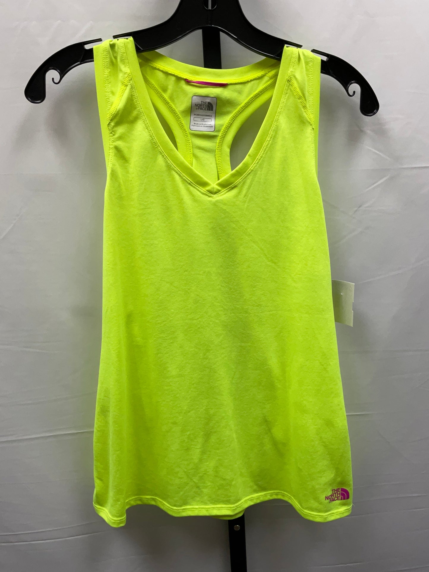 Yellow Athletic Tank Top The North Face, Size L