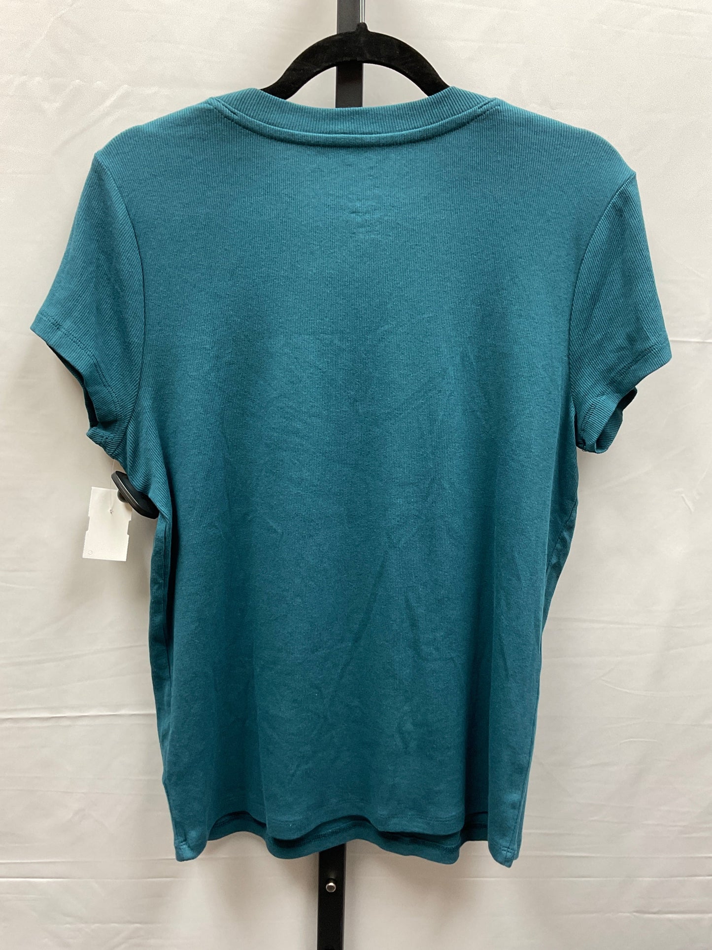 Blue Top Short Sleeve Basic A New Day, Size Xl
