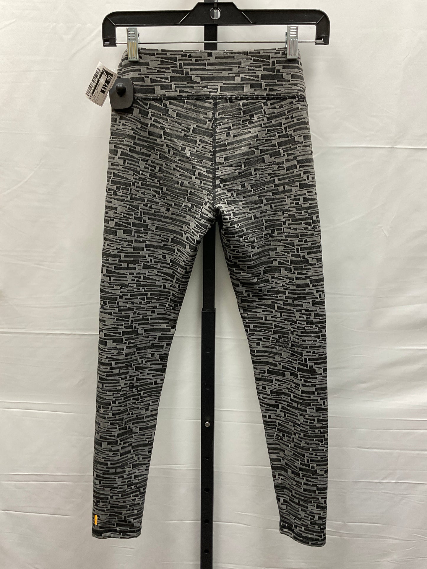 Black & Grey Athletic Leggings Lucy, Size S