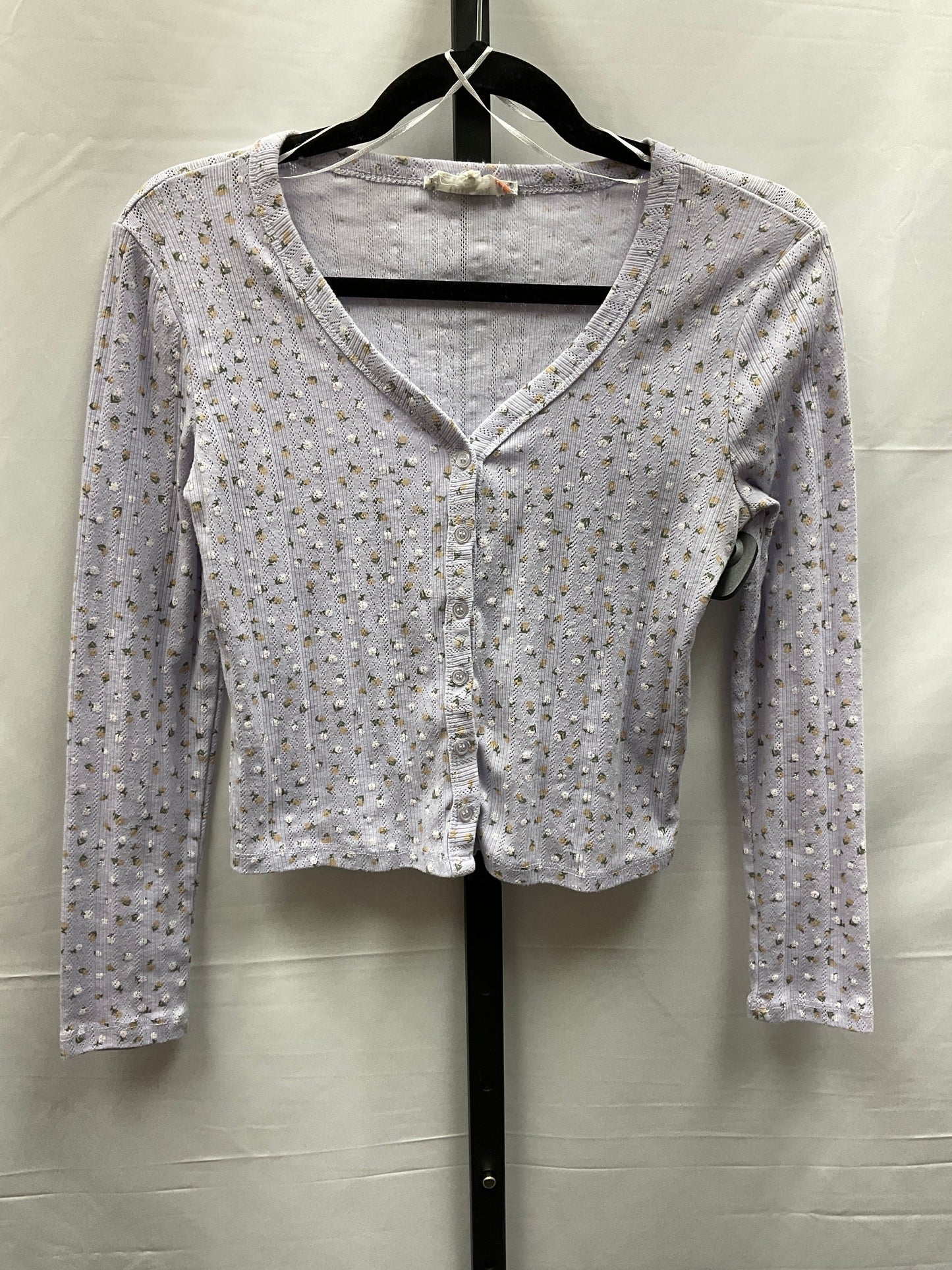 Floral Print Bolero Pink Rose, Size M