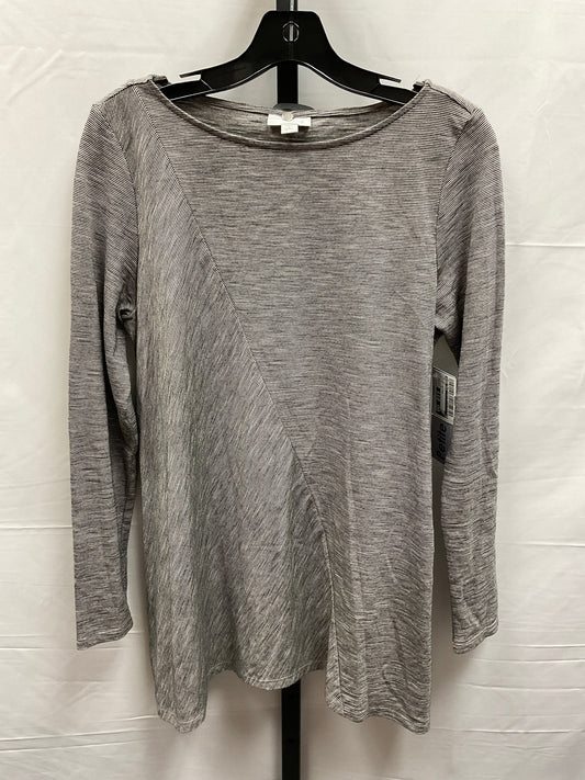 Striped Pattern Top Long Sleeve Pure Jill, Size Petite   S