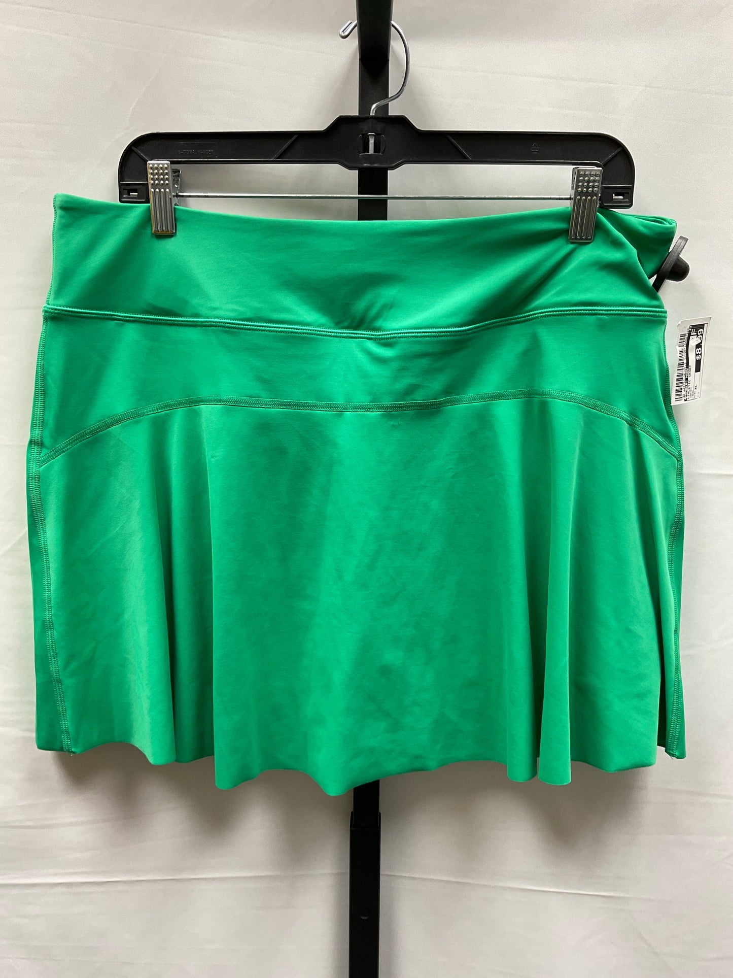 Green Athletic Skort Members Mark, Size Xl