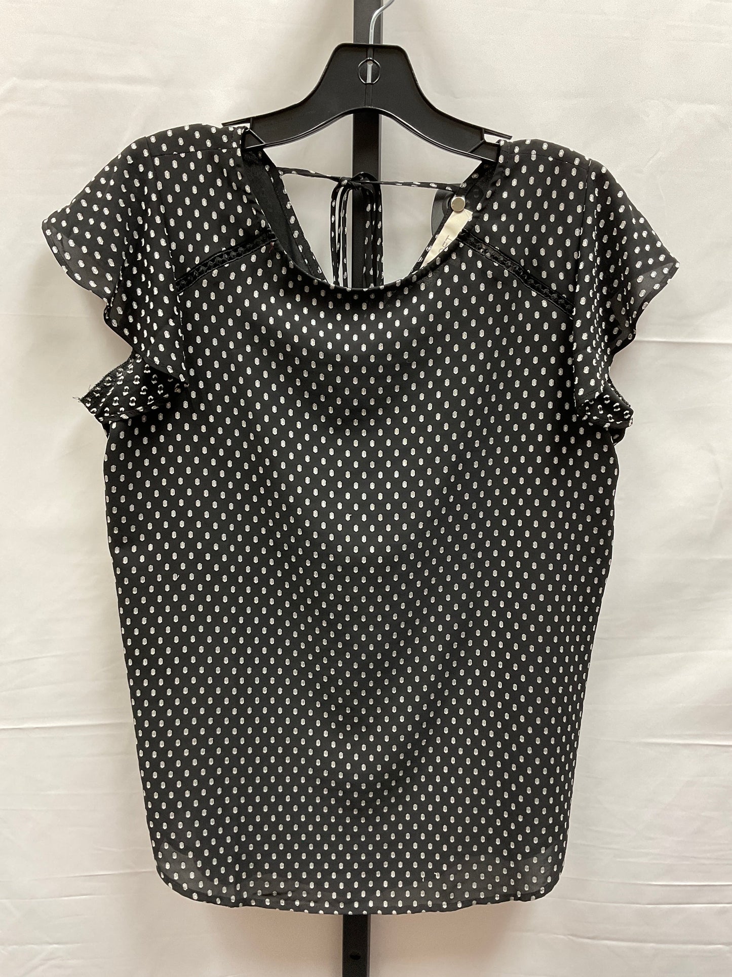 Polkadot Pattern Top Short Sleeve Loft, Size S