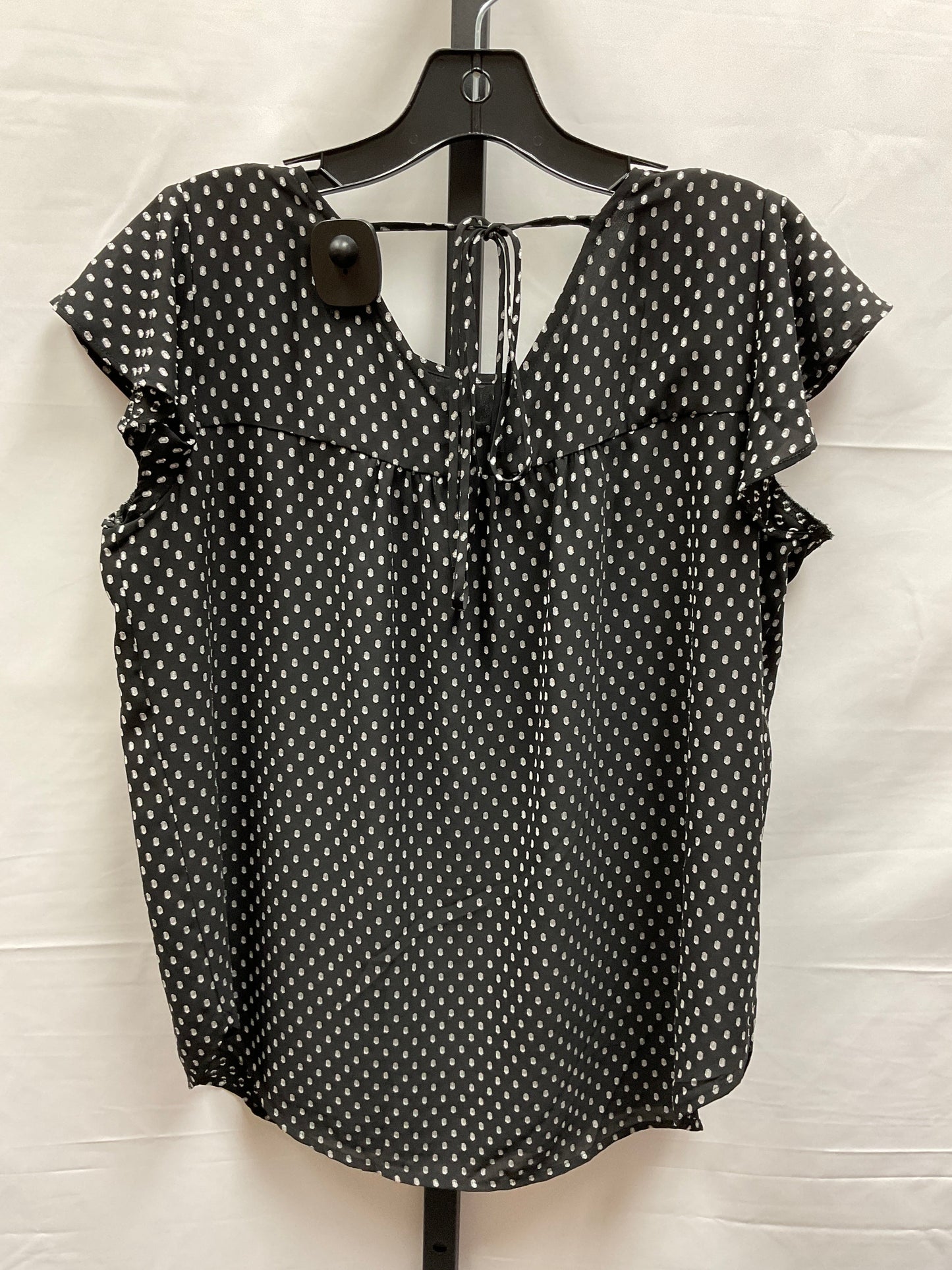 Polkadot Pattern Top Short Sleeve Loft, Size S