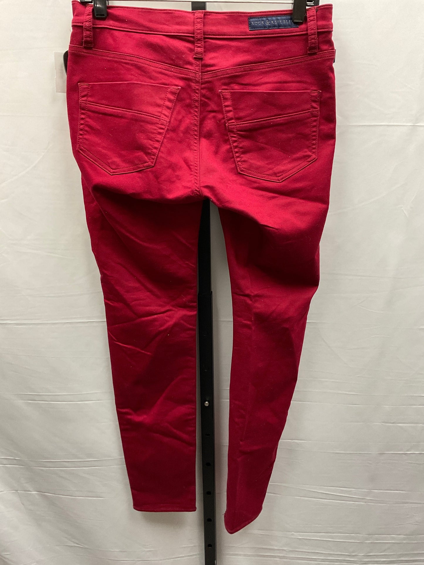 Red Jeans Skinny Rock And Republic, Size 6